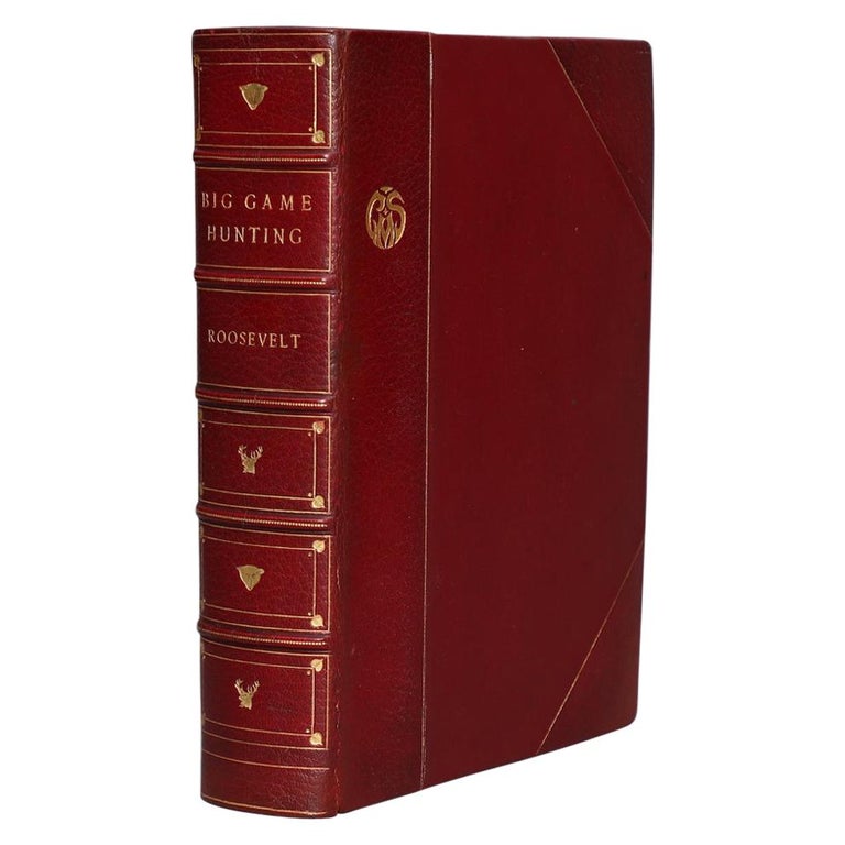 Books, Theodore Roosevelt's "Big Game Hunting in the Rockies..." Signed