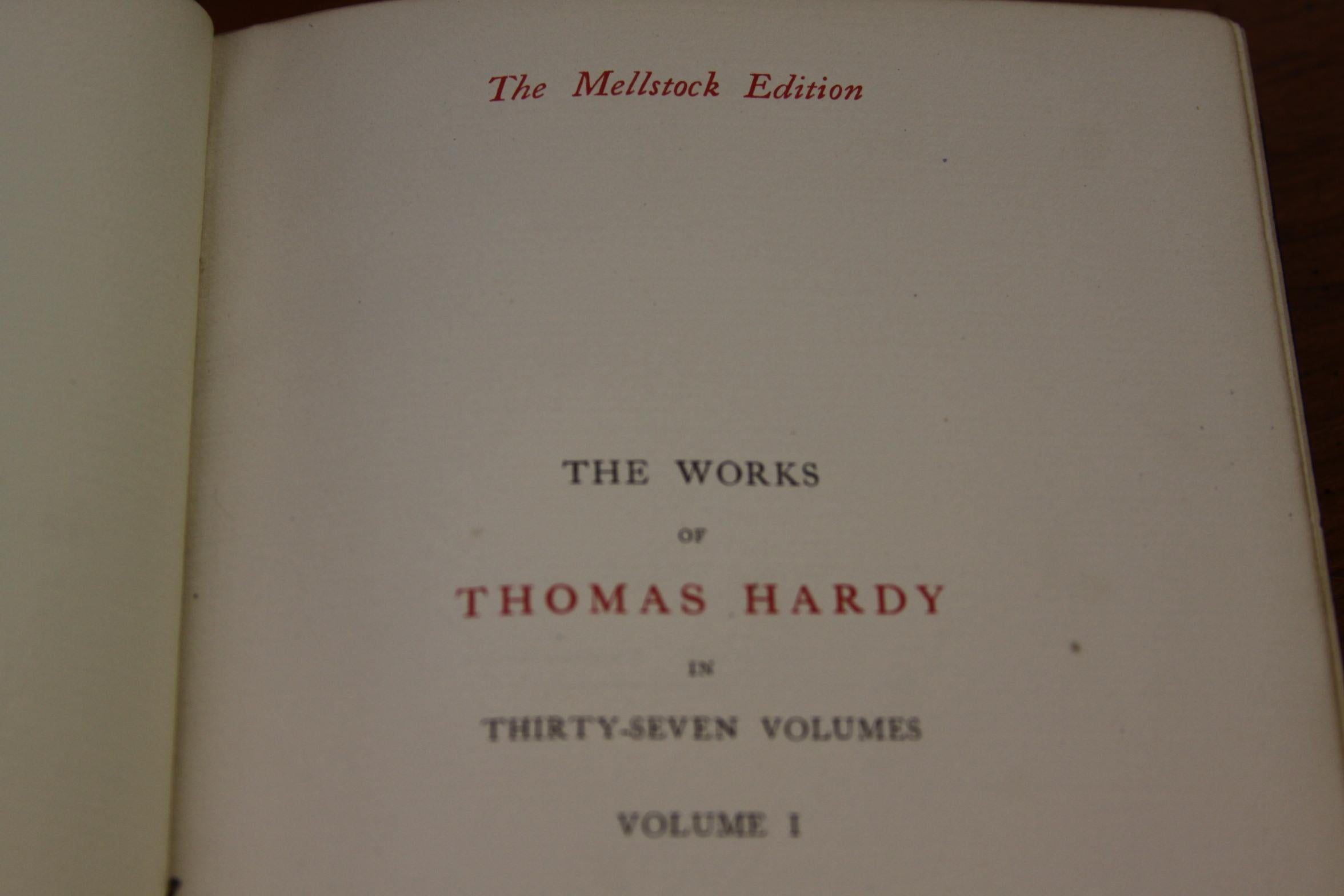 Books Thomas Hardy Writings Collections, Leather-Bound Antiques Bindings 6