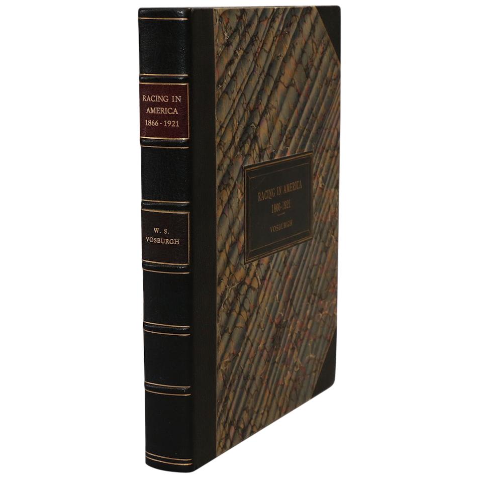 Books, W.S. Vosburg's "Racing in America 1866-1921"