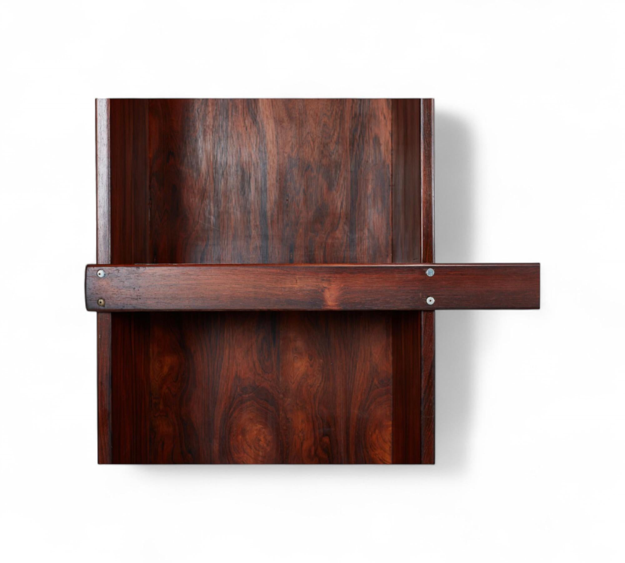 Bookshelf “Adolpho” in Hardwood by Sergio Rodrigues, c. 1968s For Sale 4
