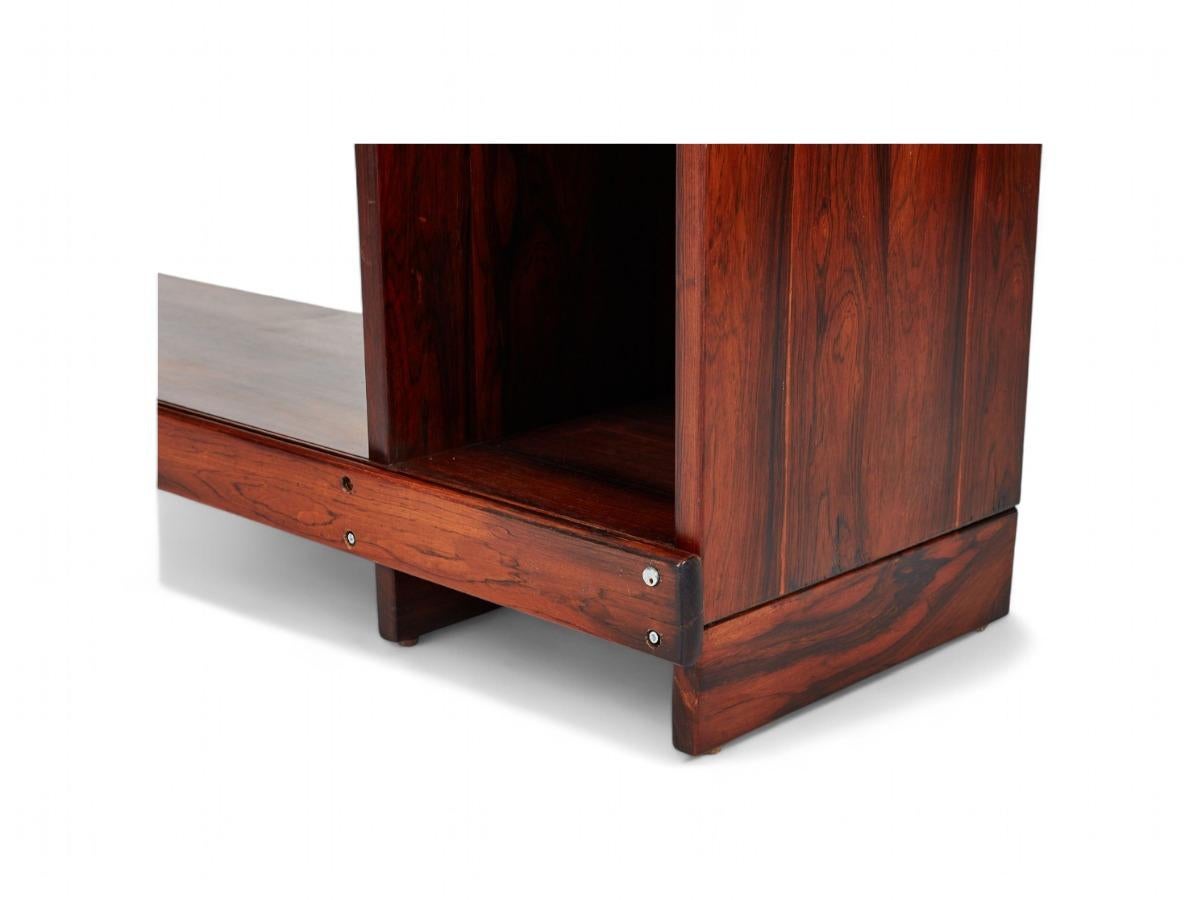 Brazilian Bookshelf “Adolpho” in Hardwood by Sergio Rodrigues, c. 1968s For Sale