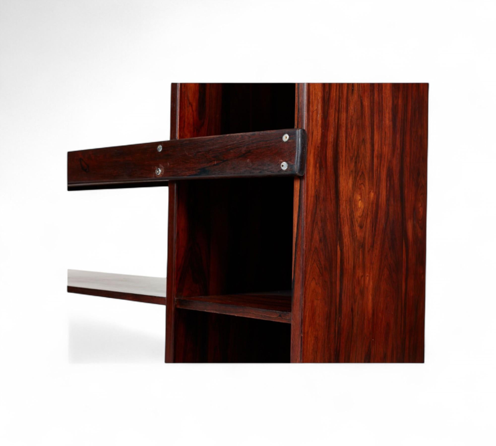 20th Century Bookshelf “Adolpho” in Hardwood by Sergio Rodrigues, c. 1968s For Sale