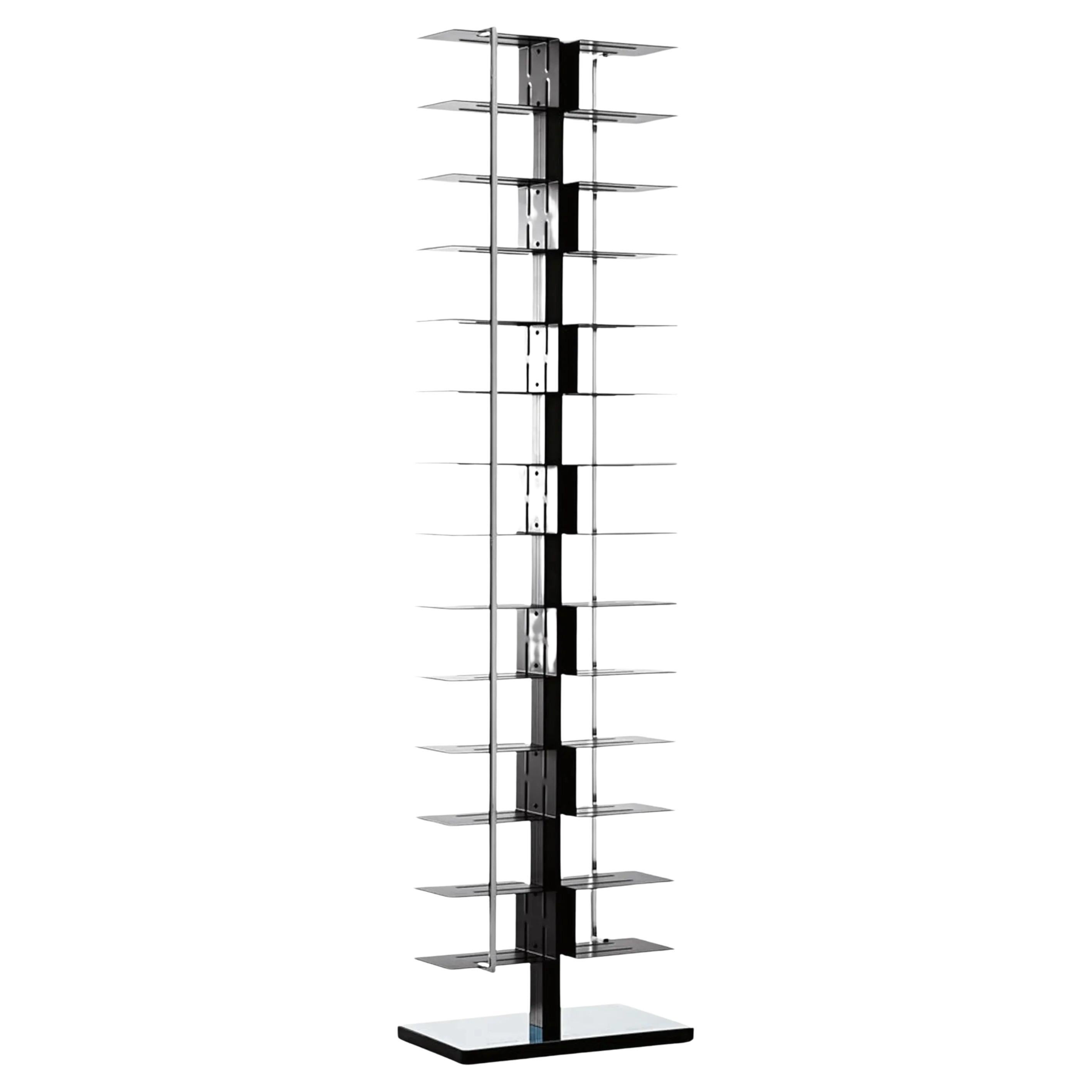 Bookshelf / Bookcase Opinion Ciatti Ptolomeo x2 Design Bruno Rainaldi - Black in vendita