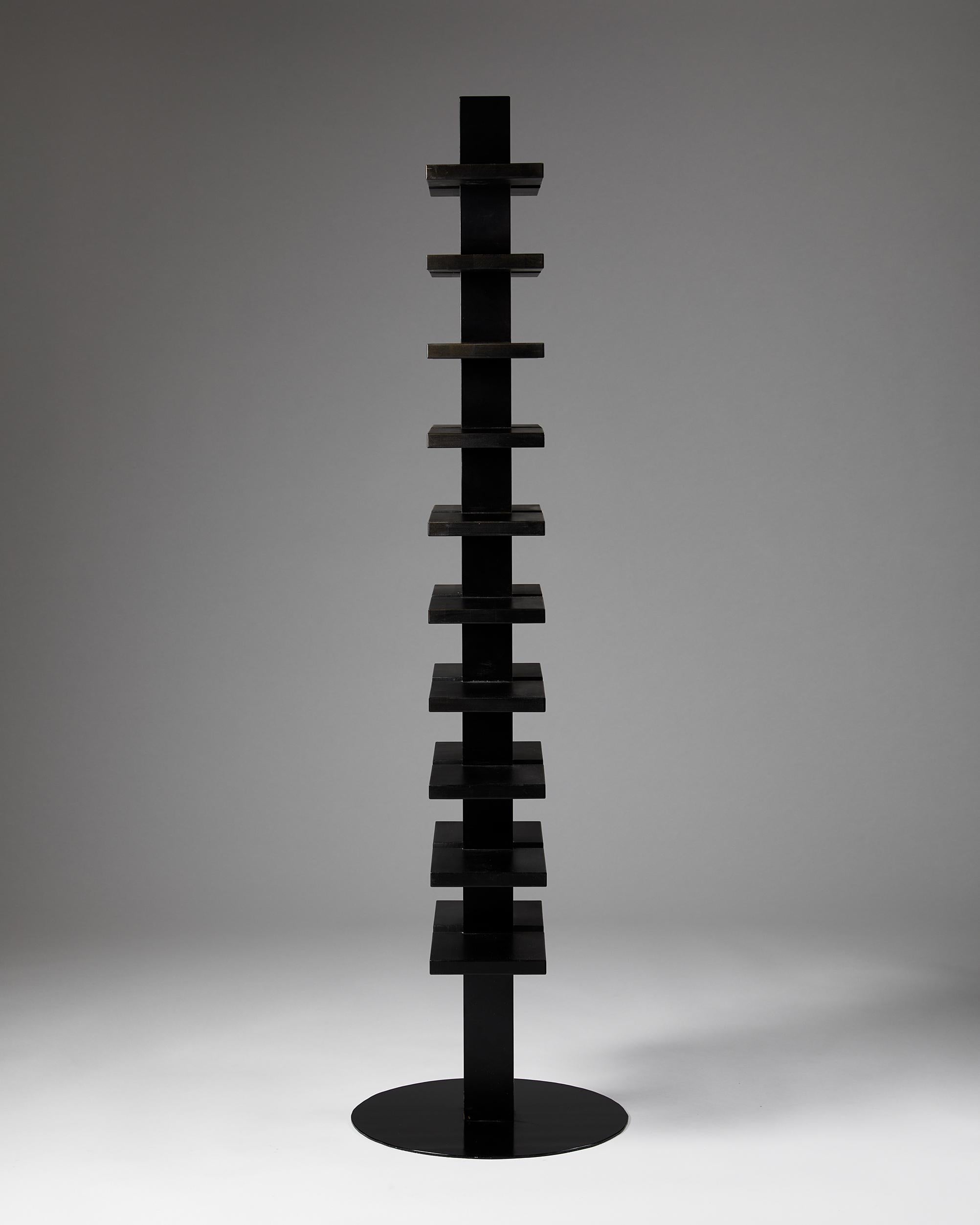 20th Century Bookshelf ‘Double Pilaster’ Designed by John Kandell for Källemo, Sweden, 1990s