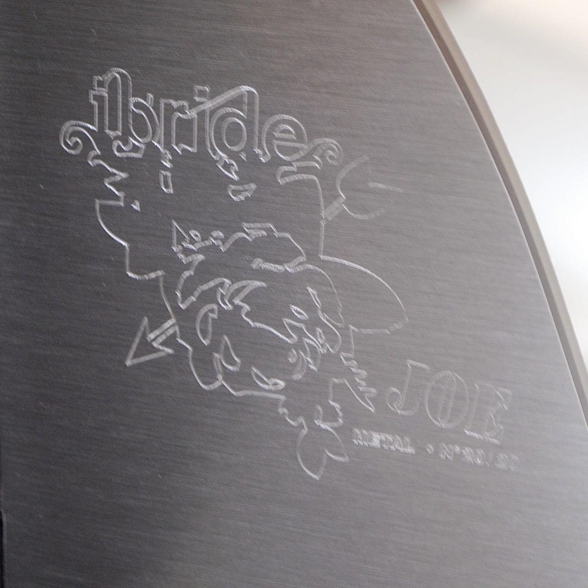 French Bookshelf Iron Joe Grey by Ibride, Laminate & Steel, France 2009, Nb 20/20 For Sale