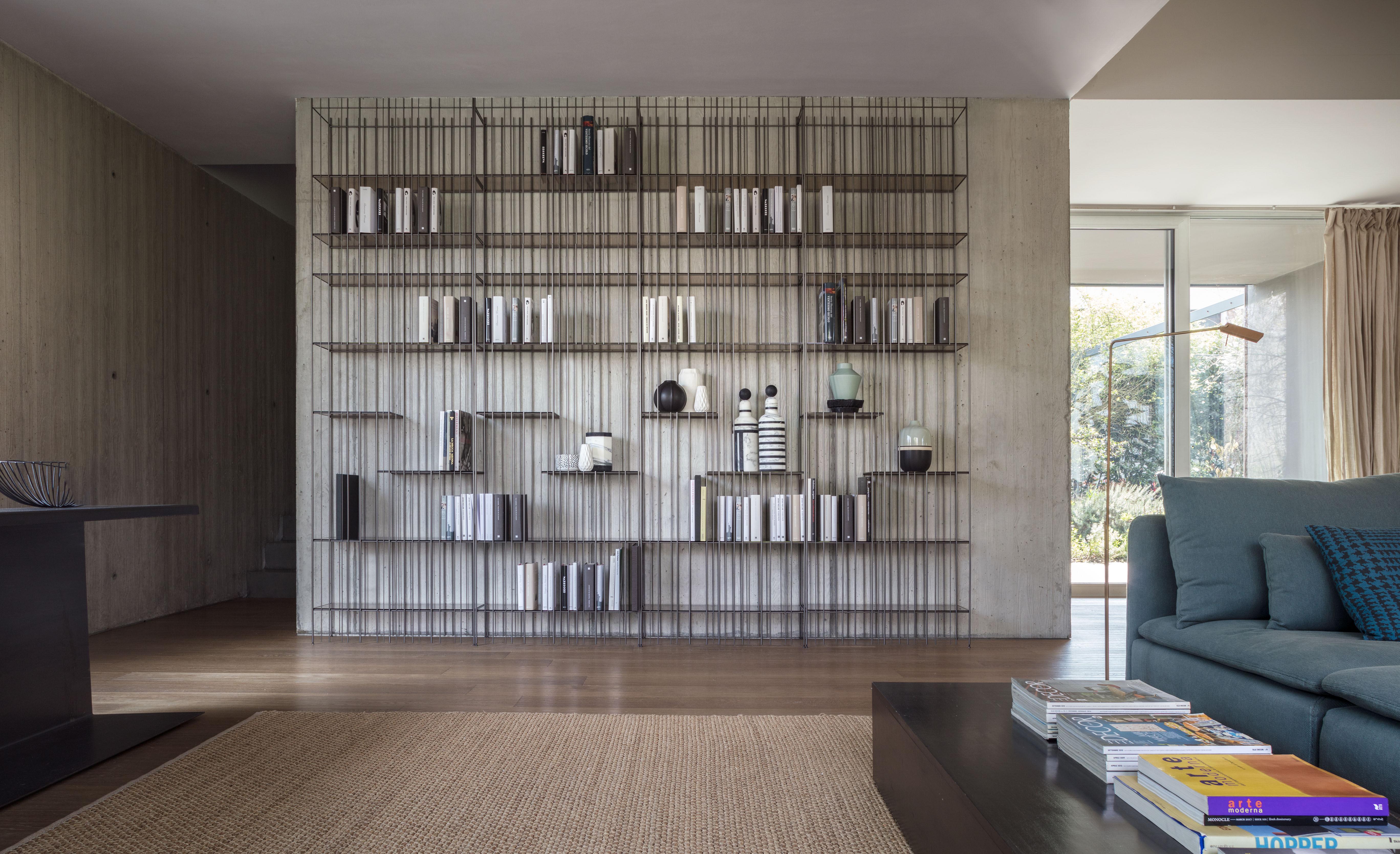 Italian Bookshelf Mogg Metrica A design Studio CTRLZAK - Burnished For Sale
