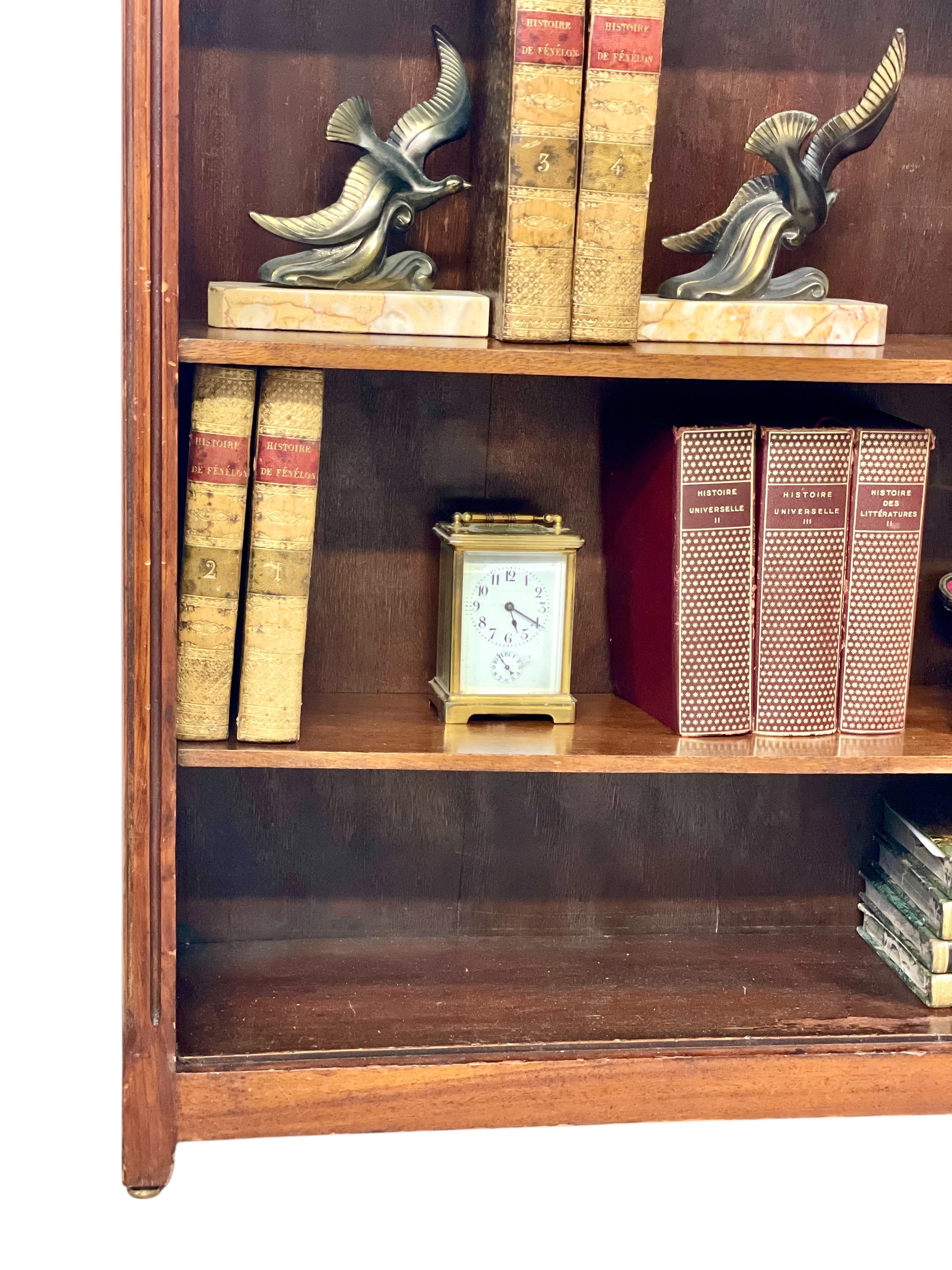 Libreria o Bibus con piano in marmo e galleria in ottone, XIX secolo in vendita 10