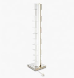 Bookshelf with lamp Opinion Ciatti Ptolomeo Luce 160 Design Bruno Rainaldi W/I