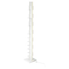 Bücherregal mit Lampe Meinung Ciatti Ptolomeo Luce 215 Design Bruno Rainaldi Weiß