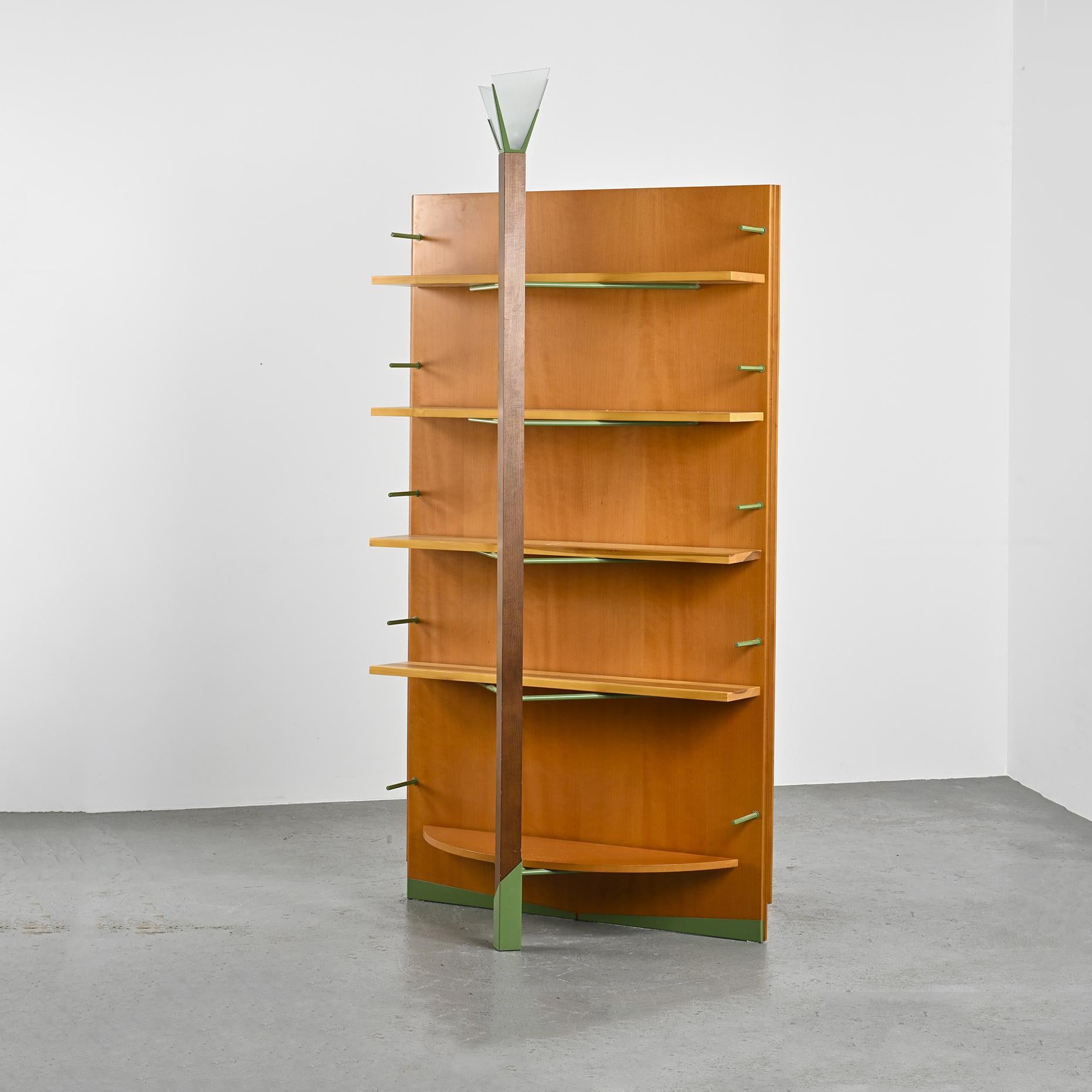 Rare M0 9 bookcase designed by Paolo Denagello in the 1980s as part of the 