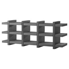 Booky 4 Elephant Grey Bookcase by Giò Colonna Romano