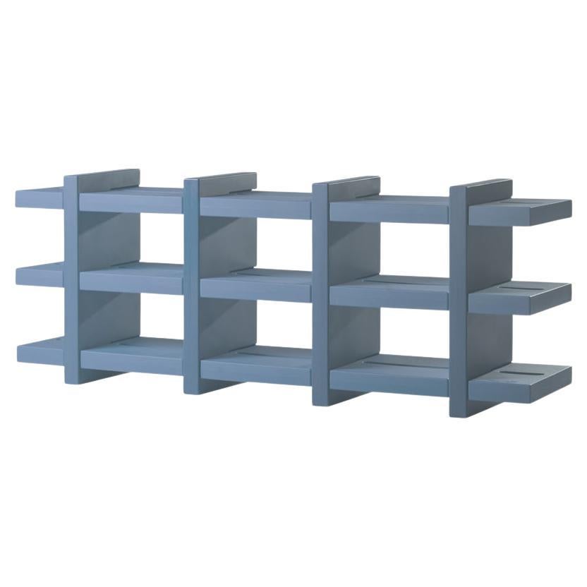 Booky 4 Powder Blue Bookcase by Giò Colonna Romano