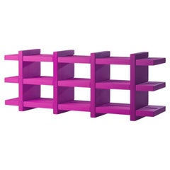 Booky 4 Sweet Fuchsia Bookcase by Giò Colonna Romano