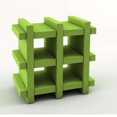 Booky Mini Flame Red Bookcase by Giò Colonna Romano