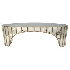 Boole Bench in Welded Mirror Polish & Stainless Steel by Julian Mayor