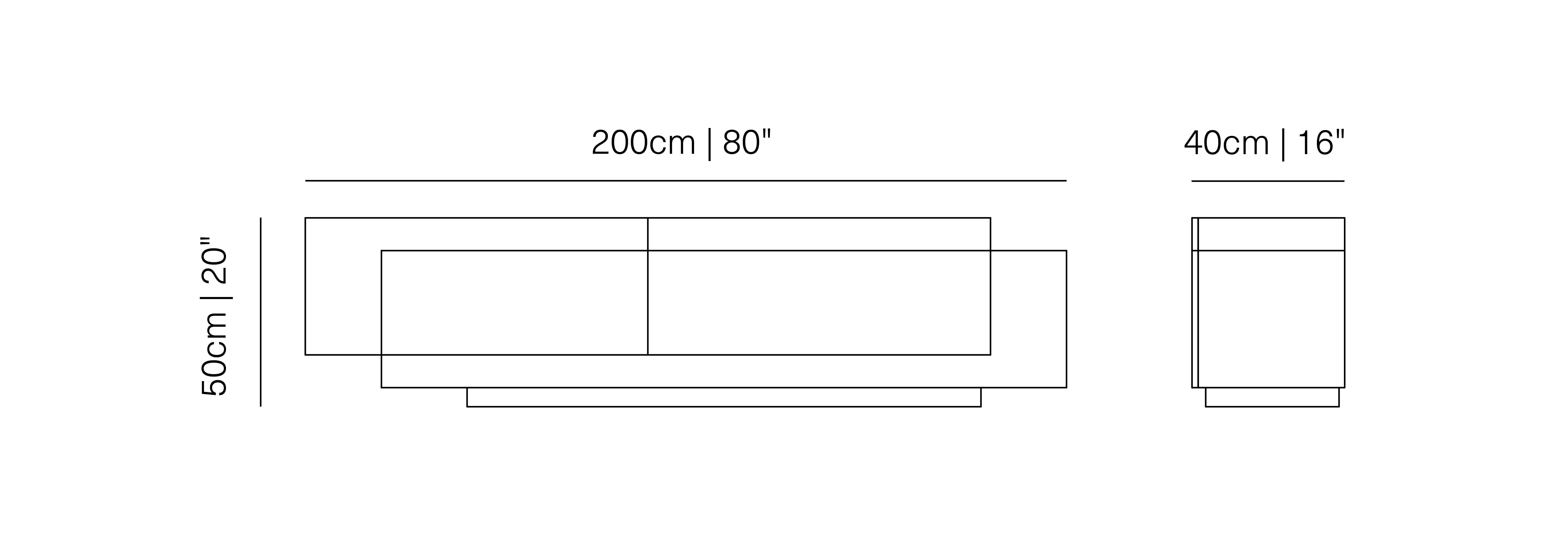 Booleanos Tv Stand, Entertainment Low Console in Dark Wood Veneer, Joel Escalona im Angebot 3