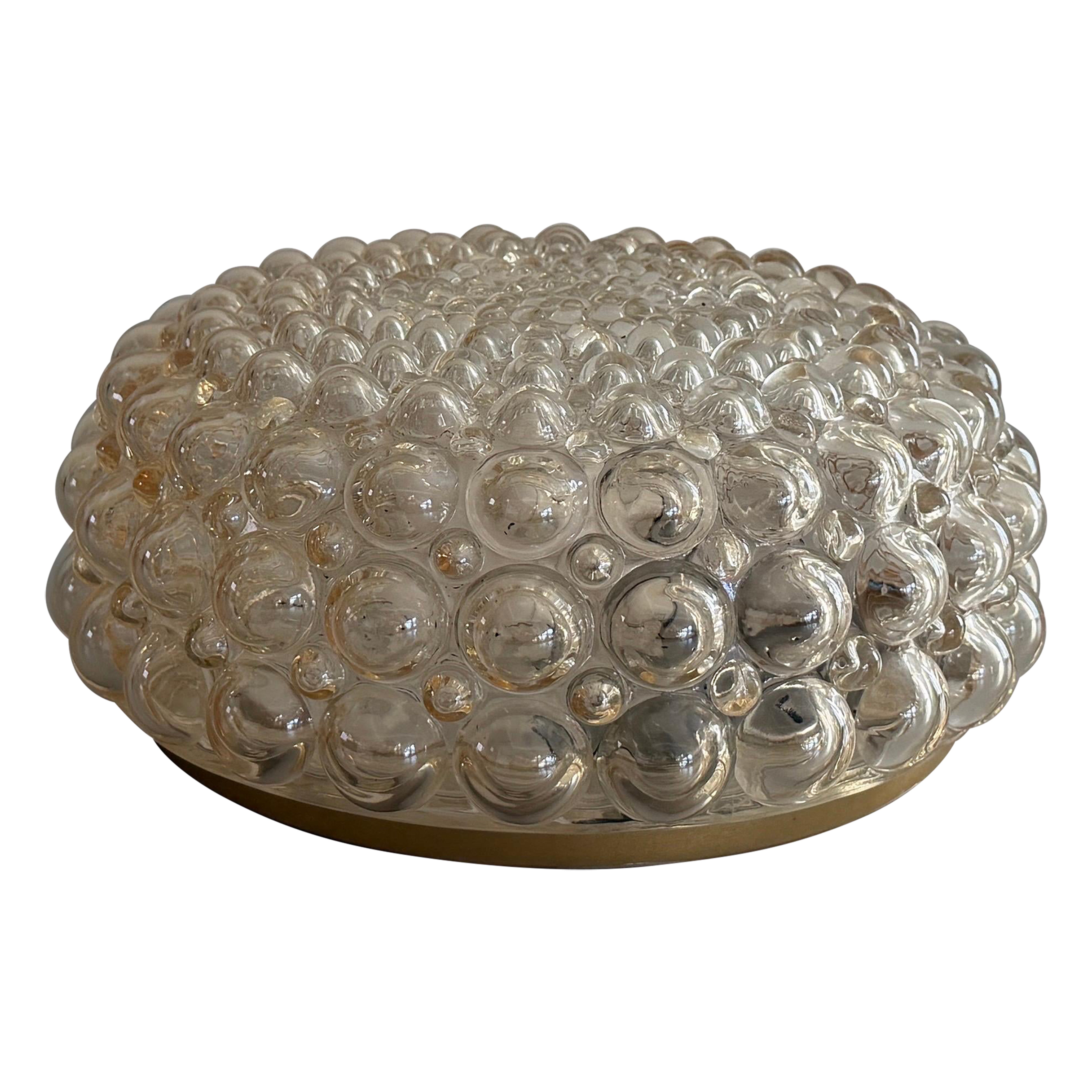 Boom 665 Model Bubble Glass Flush Mount by Bega Limburg, 1960s, Germany