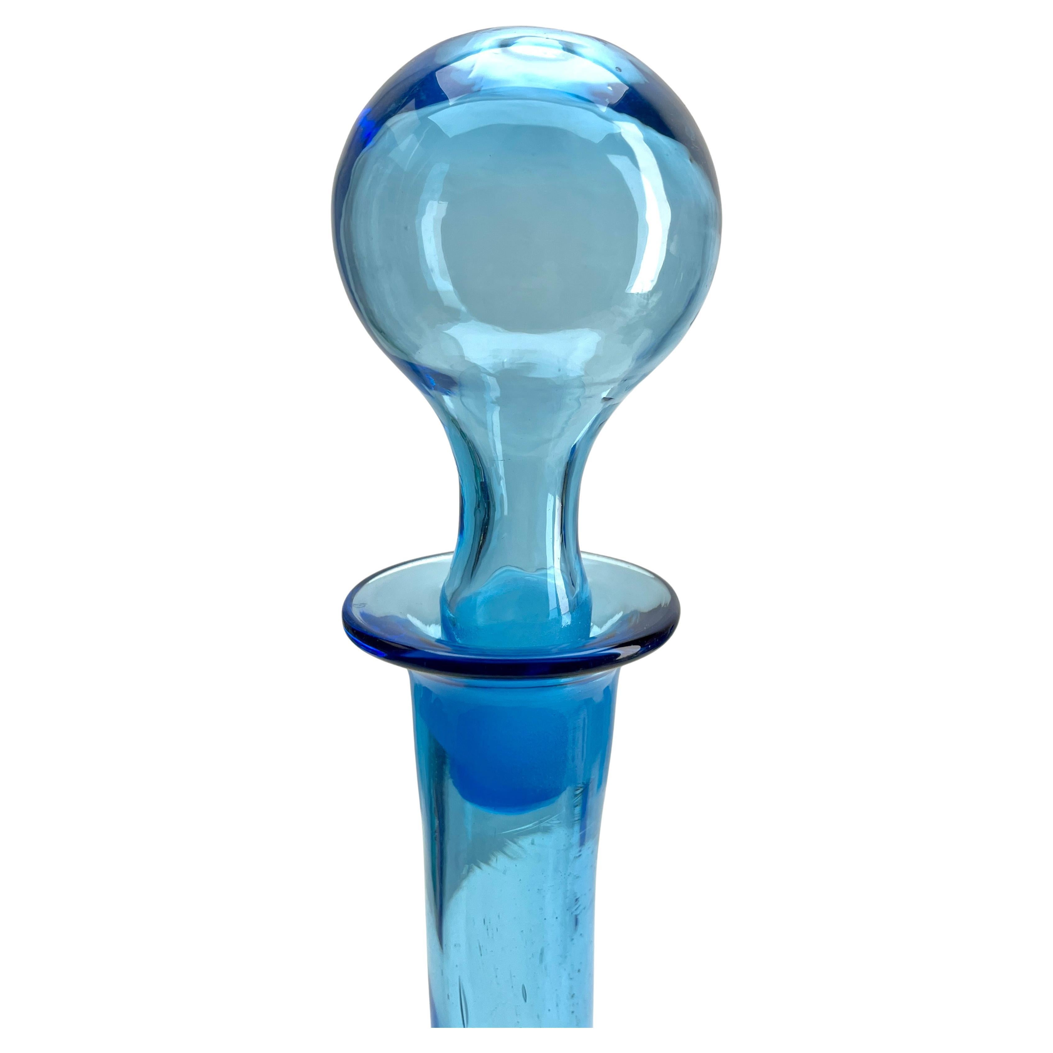 Belga Decanter grande blu cobalto Boom 1930, Belgio in vendita