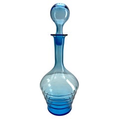 Boom Cobalt Blue Large Decanter 1930s, Belgium