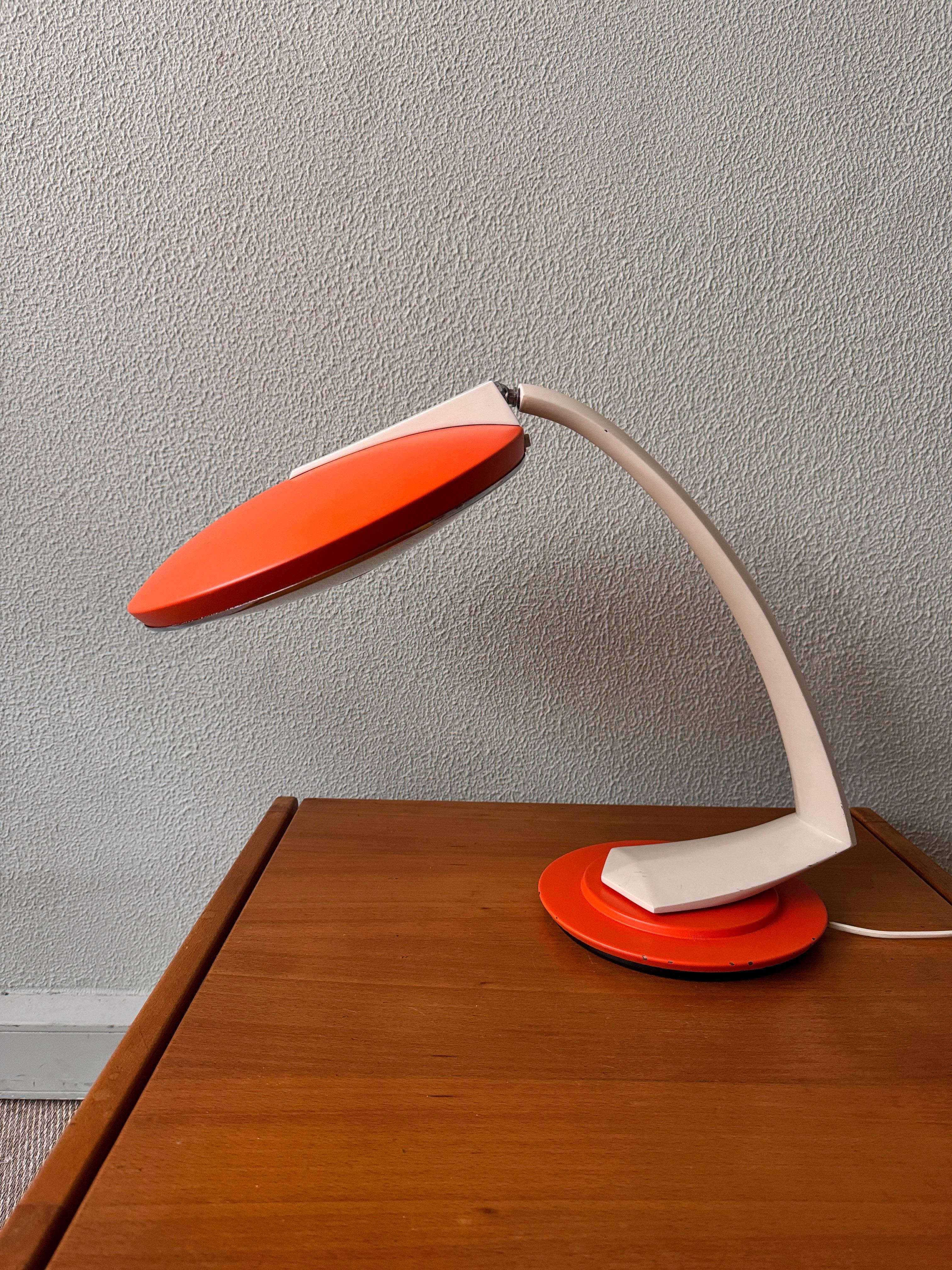 BOOMERANG 2000 Desk Lamp by Luis Perez de la Oliva for Fase Madrid, 1960's Spain For Sale 2