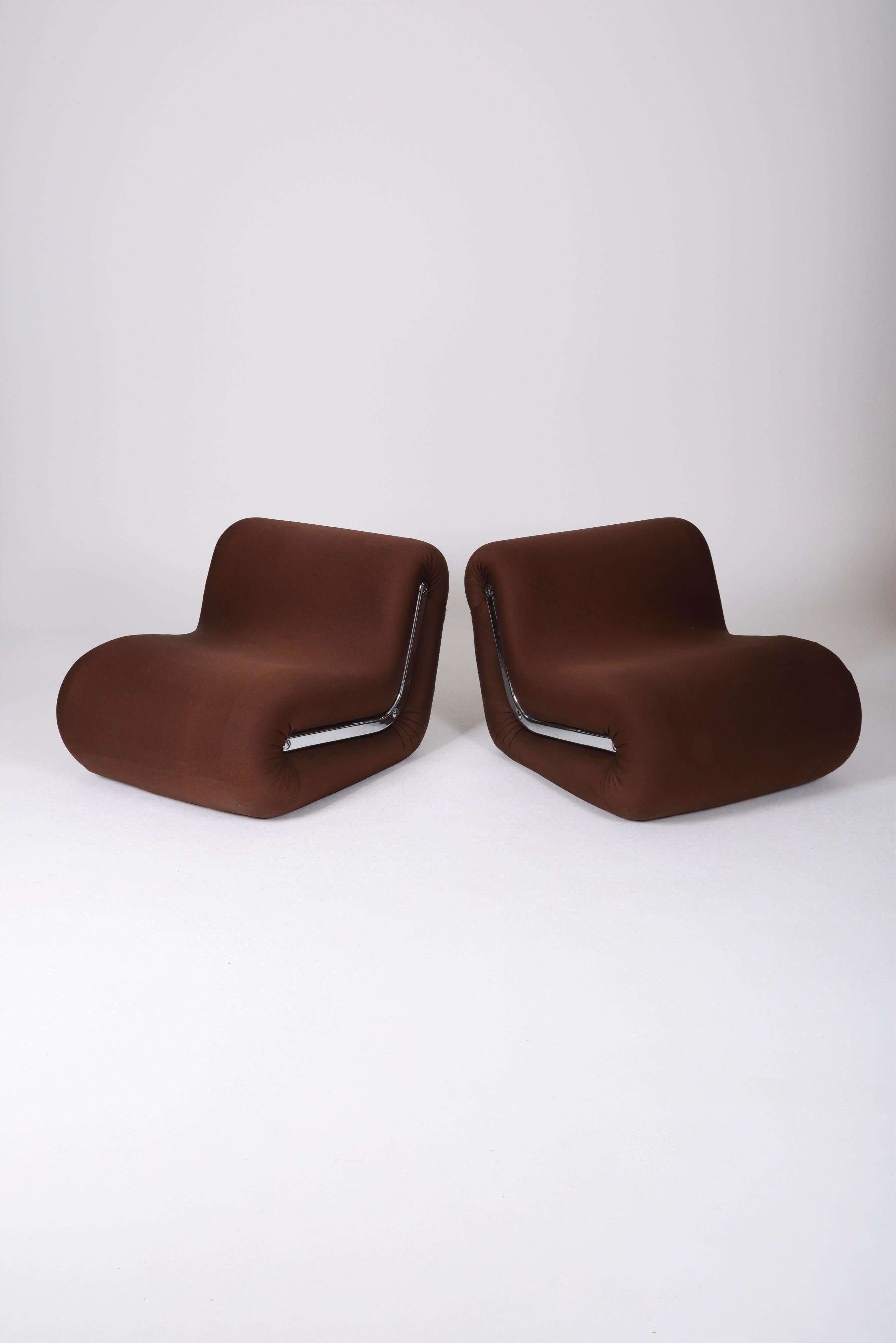 Boomerang Armchair by Rodolfo Bonetto, 1960s, Italy In Fair Condition For Sale In PARIS, FR