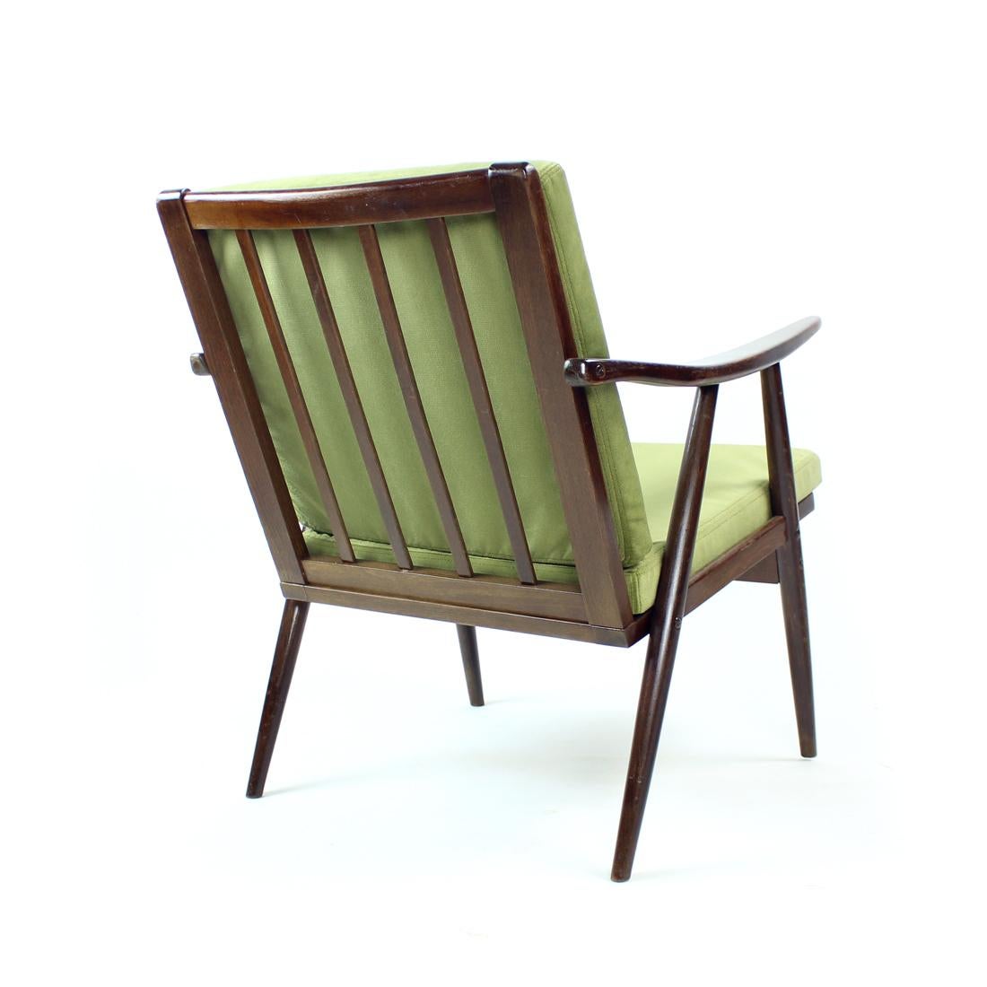Mid-20th Century Boomerang Armchair from Ton, Czechoslovakia, 1960s For Sale
