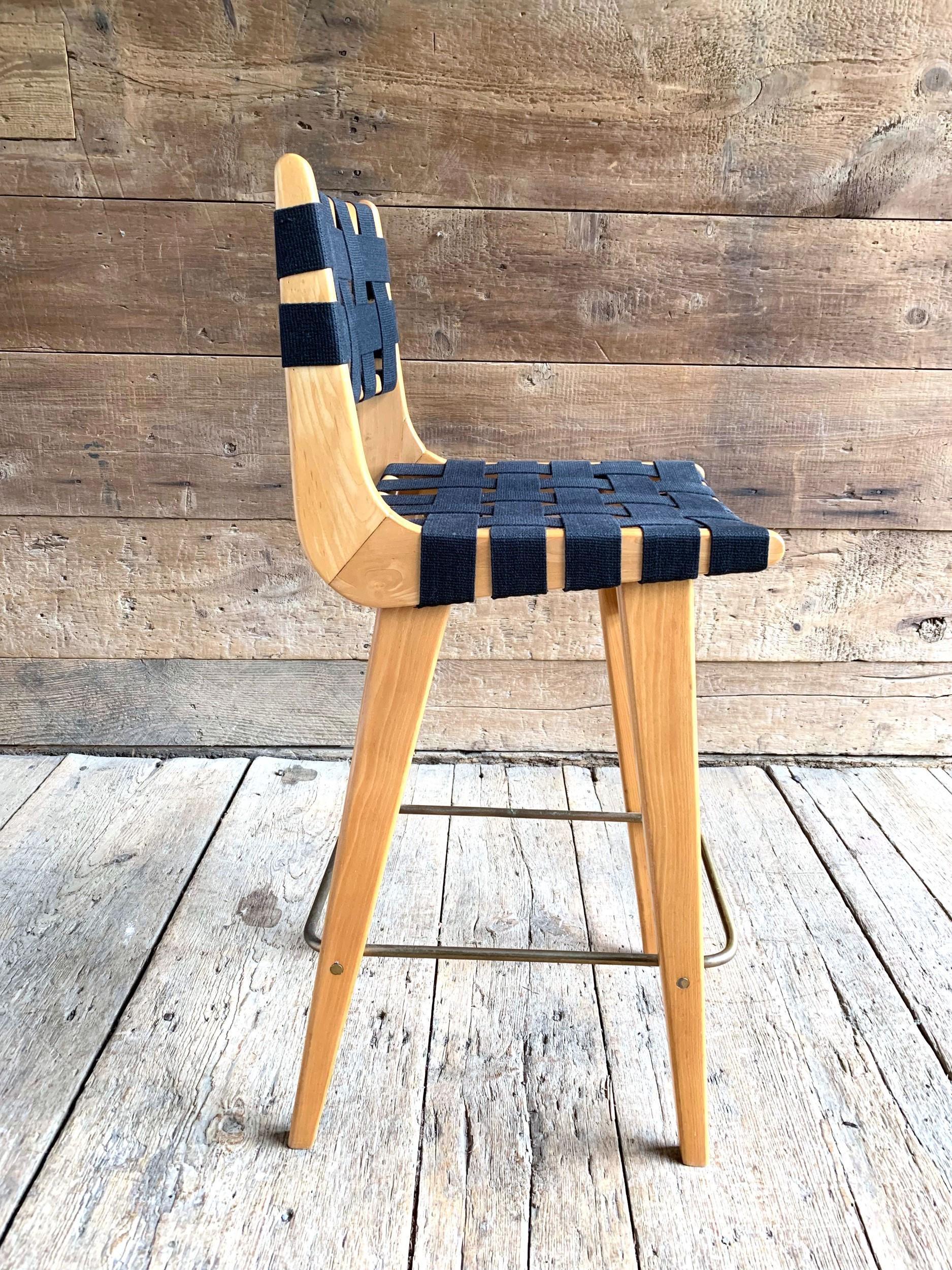 Scandinavian Modern Boomerang Barstool, Denmark