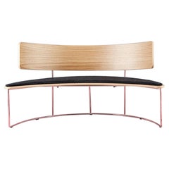 Boomerang Bench, Black by Pepe Albargues