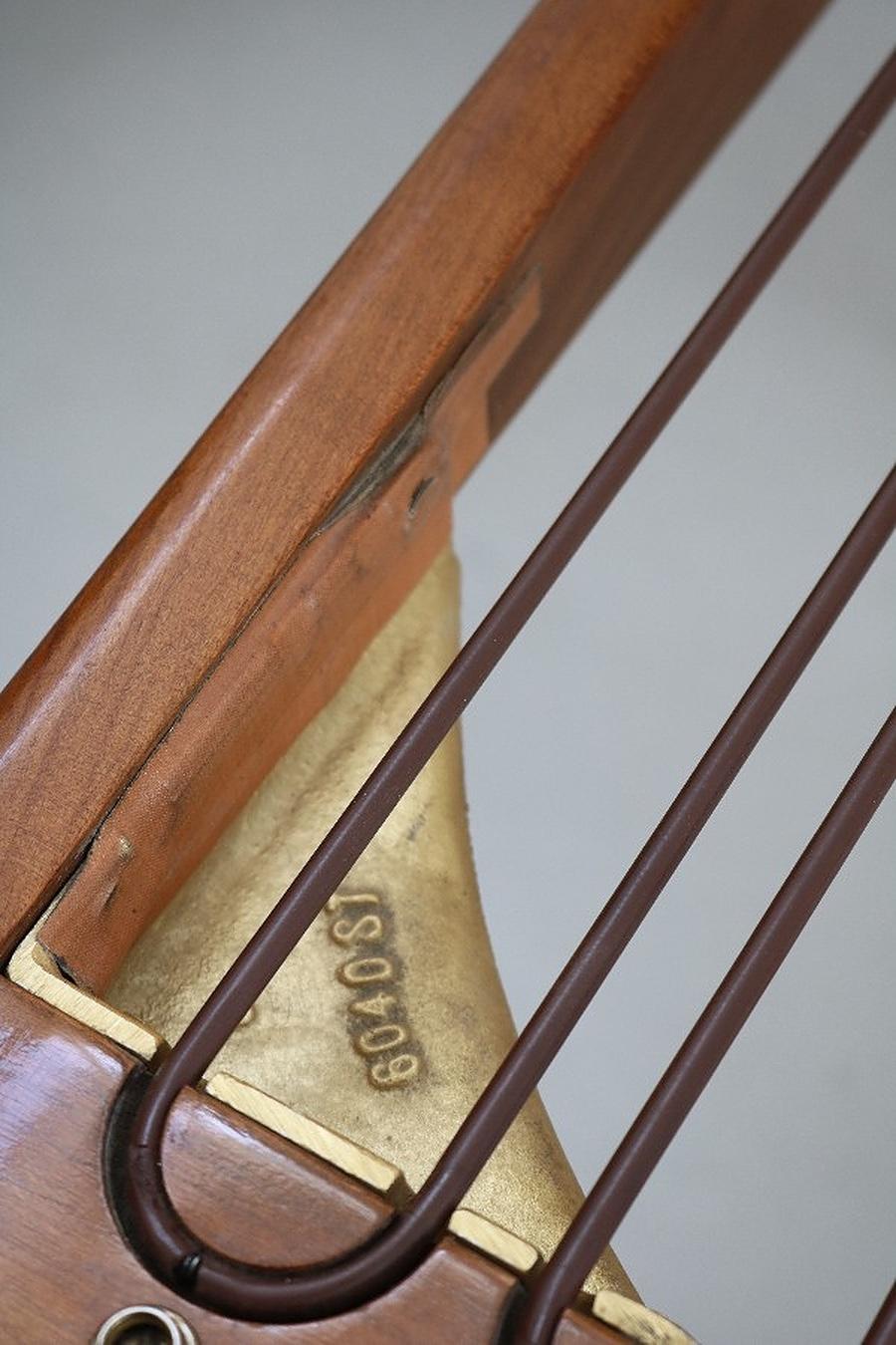 Bumerang-Stuhl von Hans Mitzlaff für Eugen Schmidt Soloform (Messing)