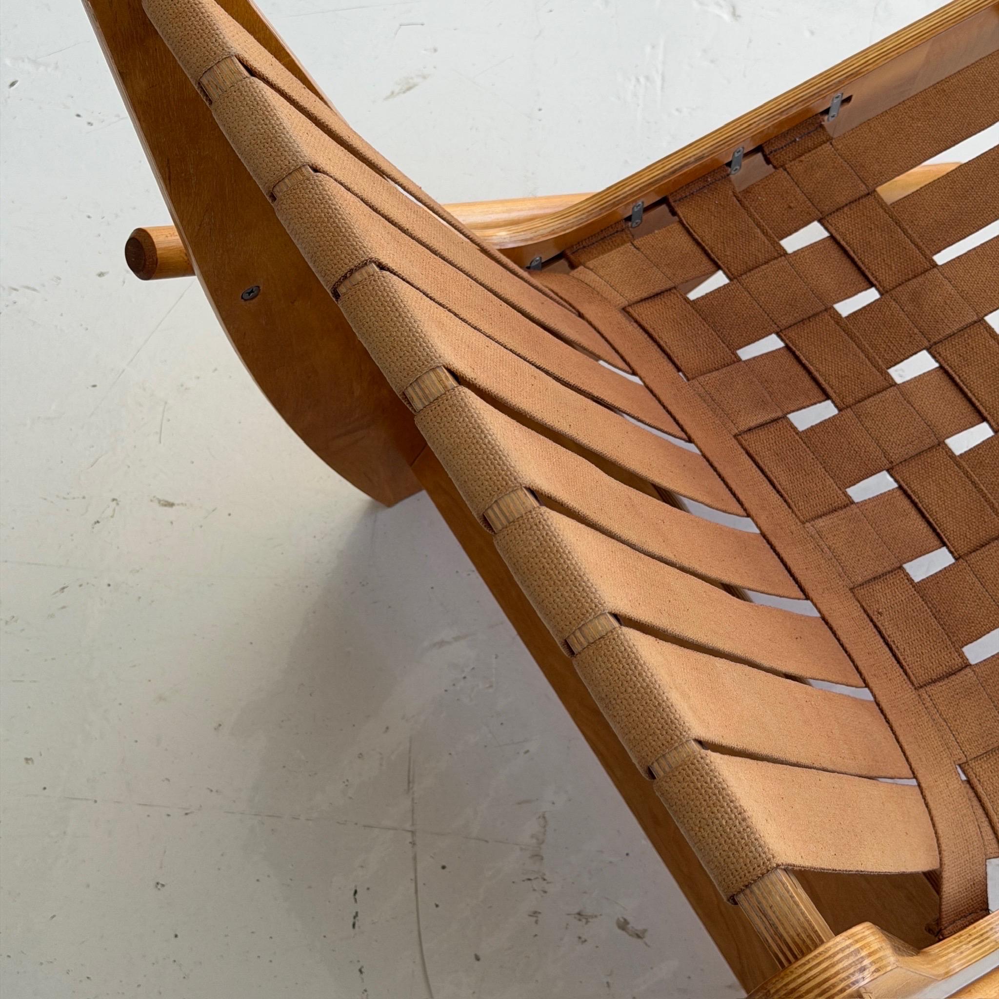 Bumerang-Stuhl von Richard Neutra für House Industries (Holz) im Angebot