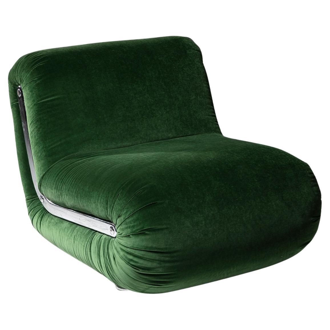 "Boomerang" Chair by Rodolfo Bonetto for Flexform, Italy, 1960s en vente