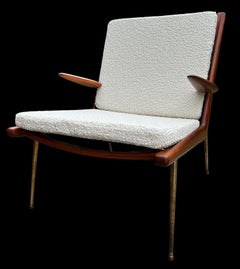 Boomerang Chair with arms by Peter Hvidt and Orla Molgaard Nielsen