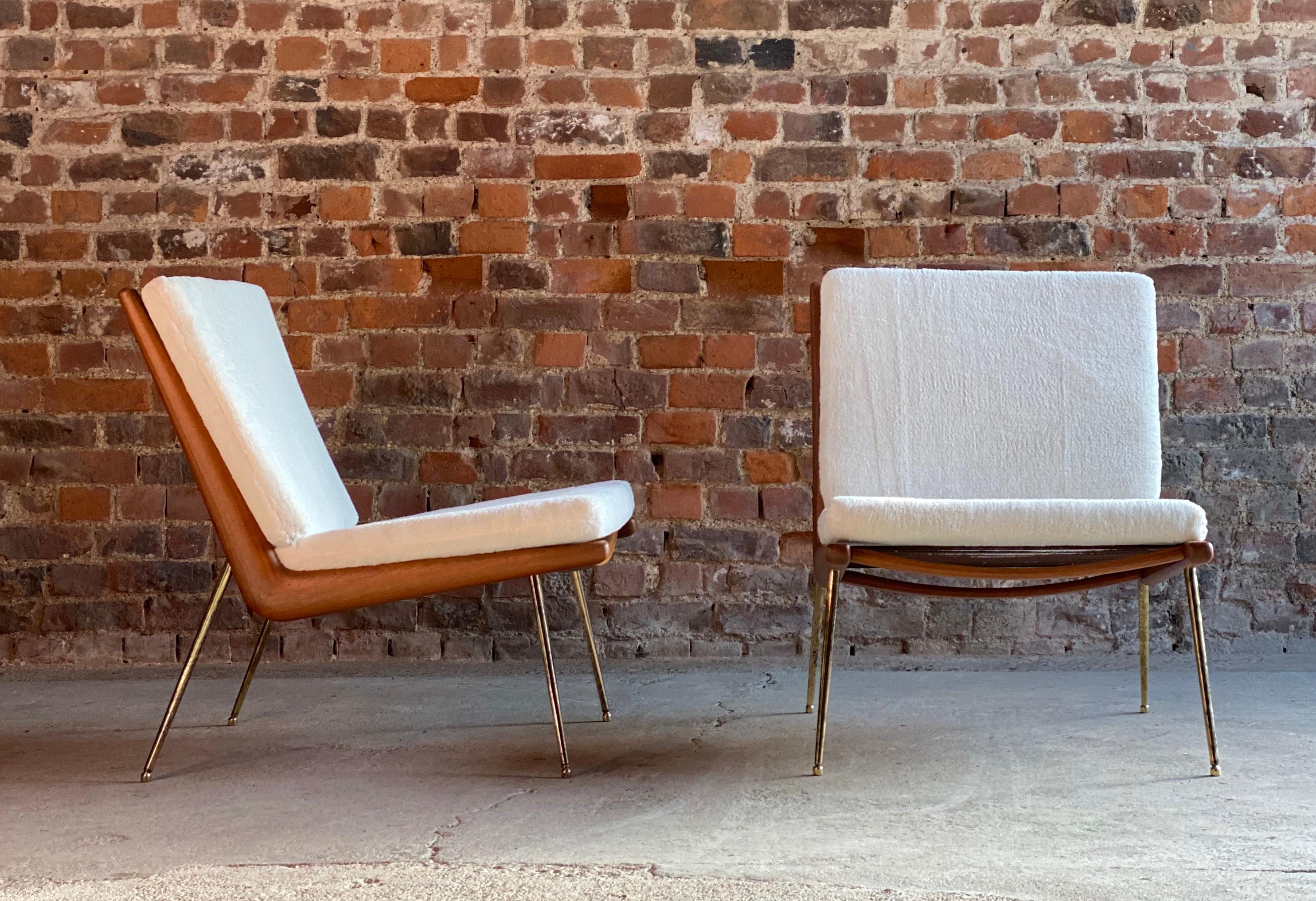 Boomerang Chairs France & Son Pair of Peter Hvidt & Orla Mølgaard Nielsen, 1950s 2