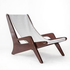 Boomerang Chairs in Jacaranda and Fabric