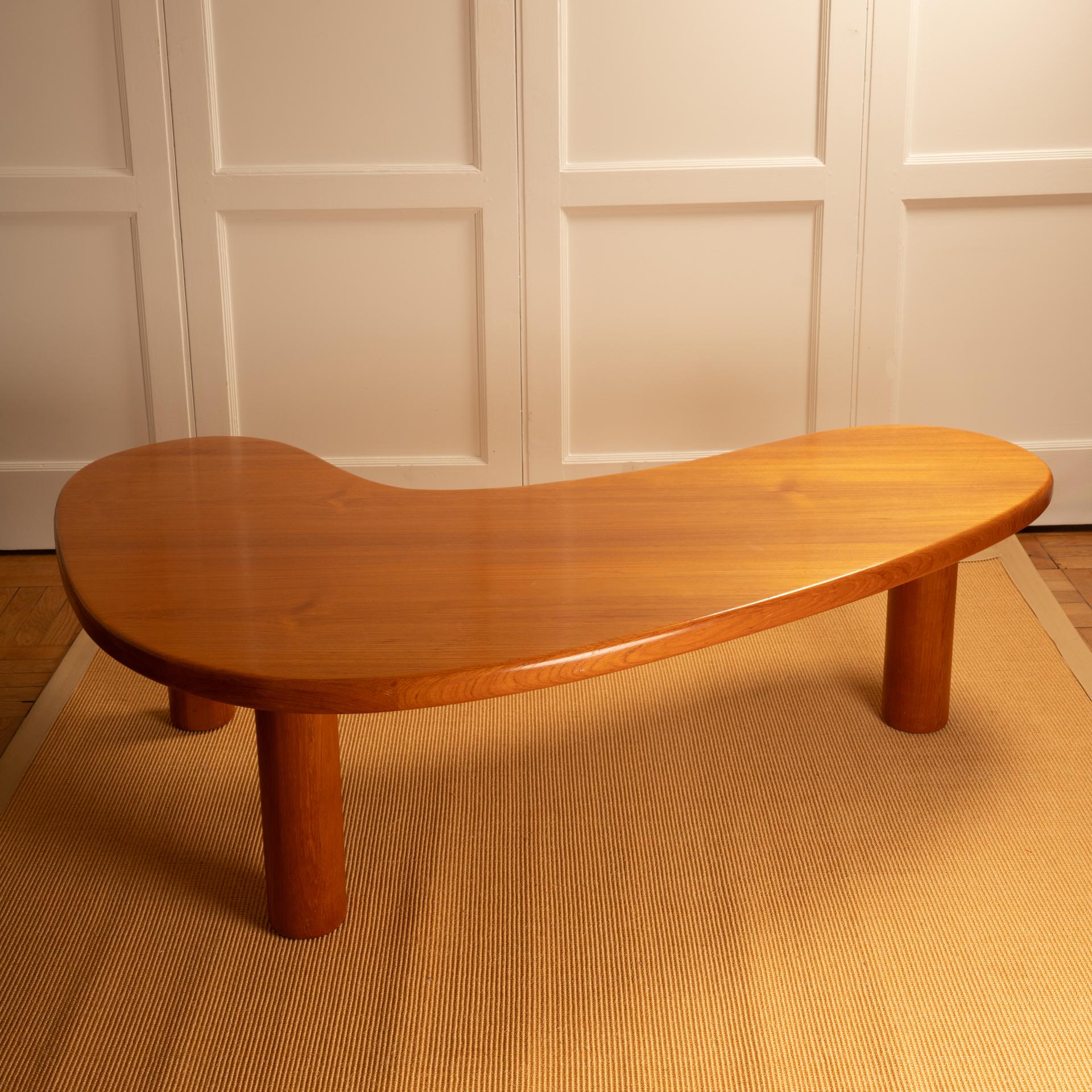 Bois Table basse Boomerang en vente