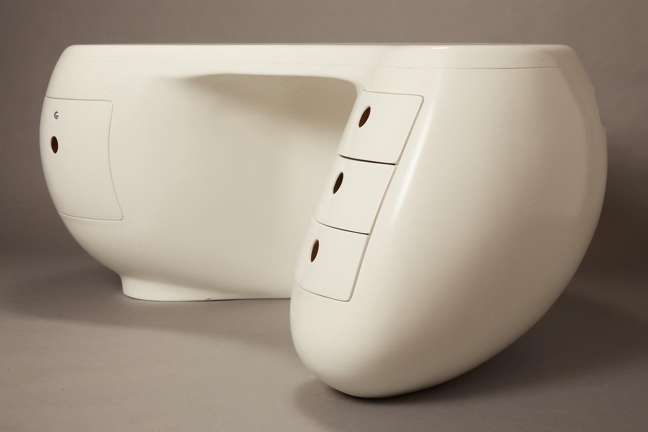 Mid-20th Century Boomerang Desk by Maurice Calka For Sale