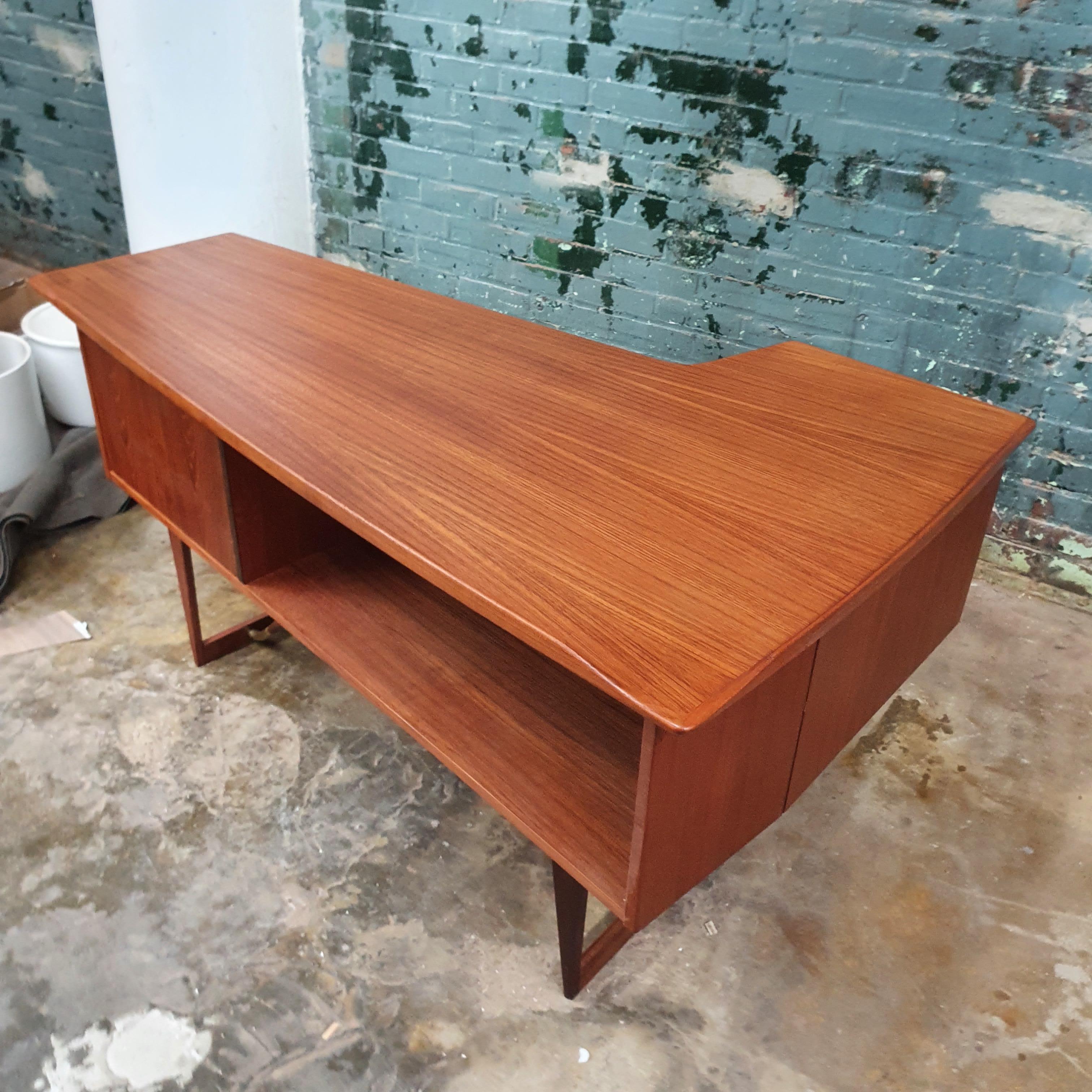 Danish Boomerang Desk by Peter Lovig Nielsen for Dansk