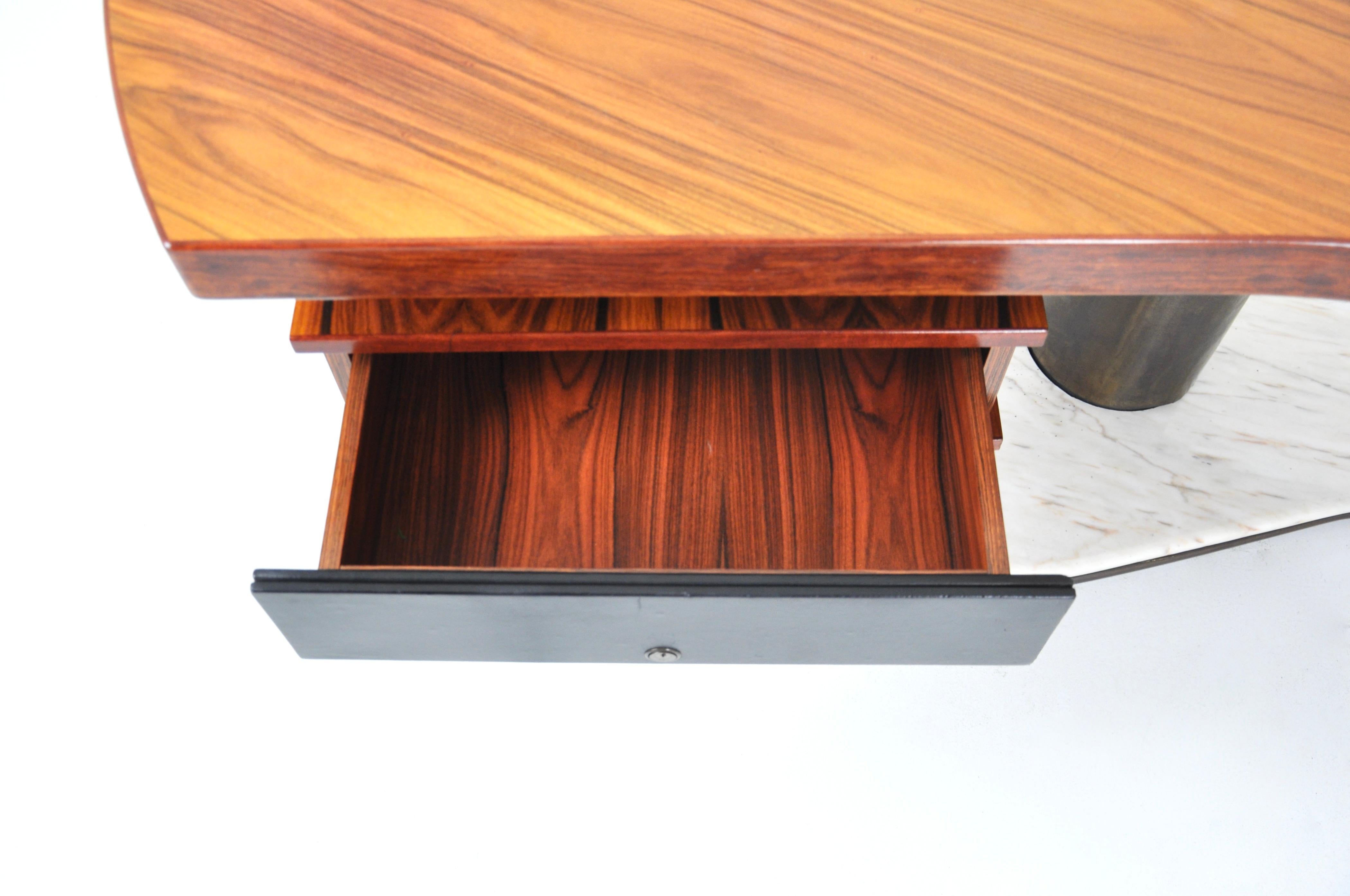 Boomerang desk by Renzo Schirolli, 1960s 3
