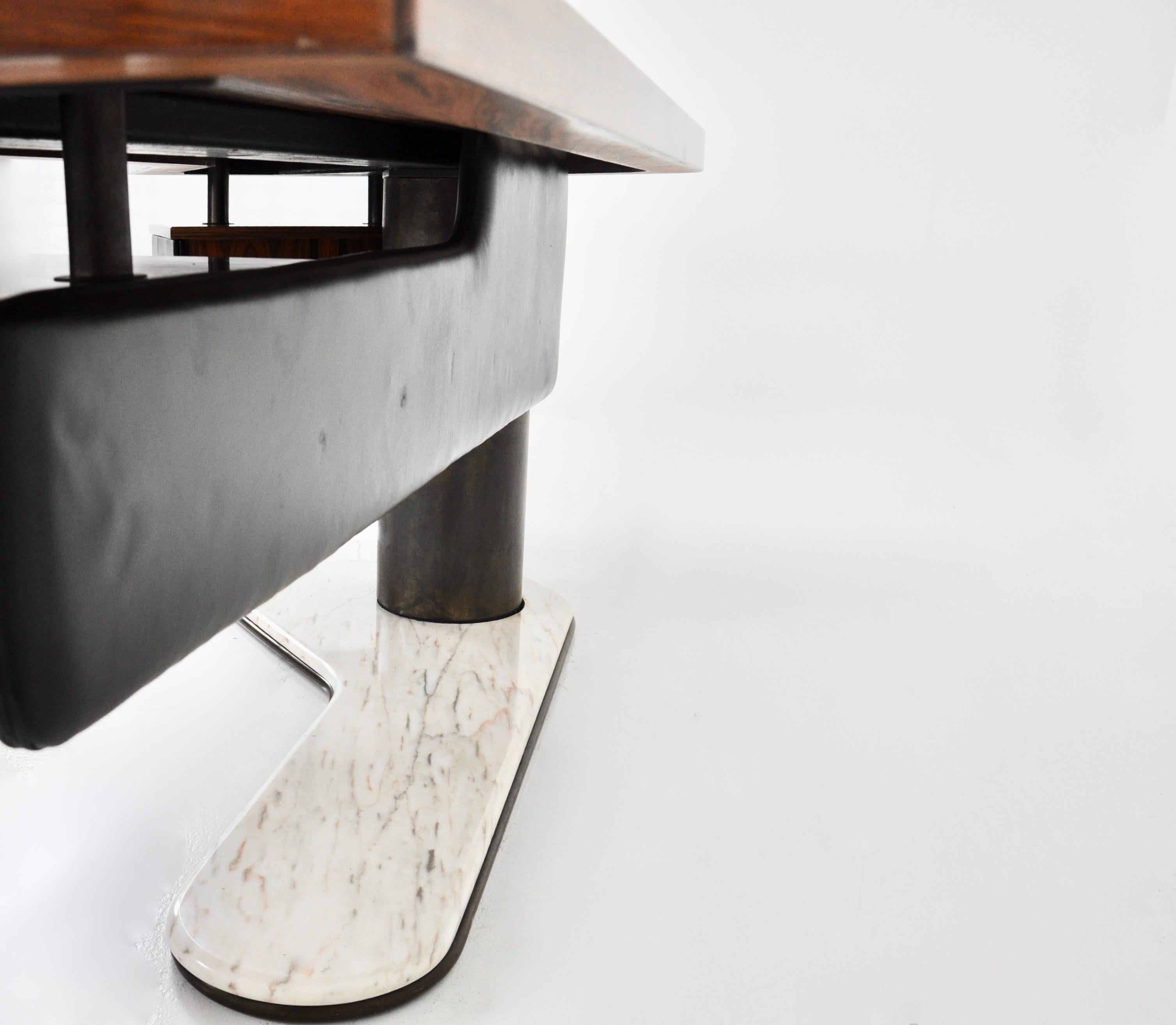 Boomerang desk by Renzo Schirolli, 1960s 5
