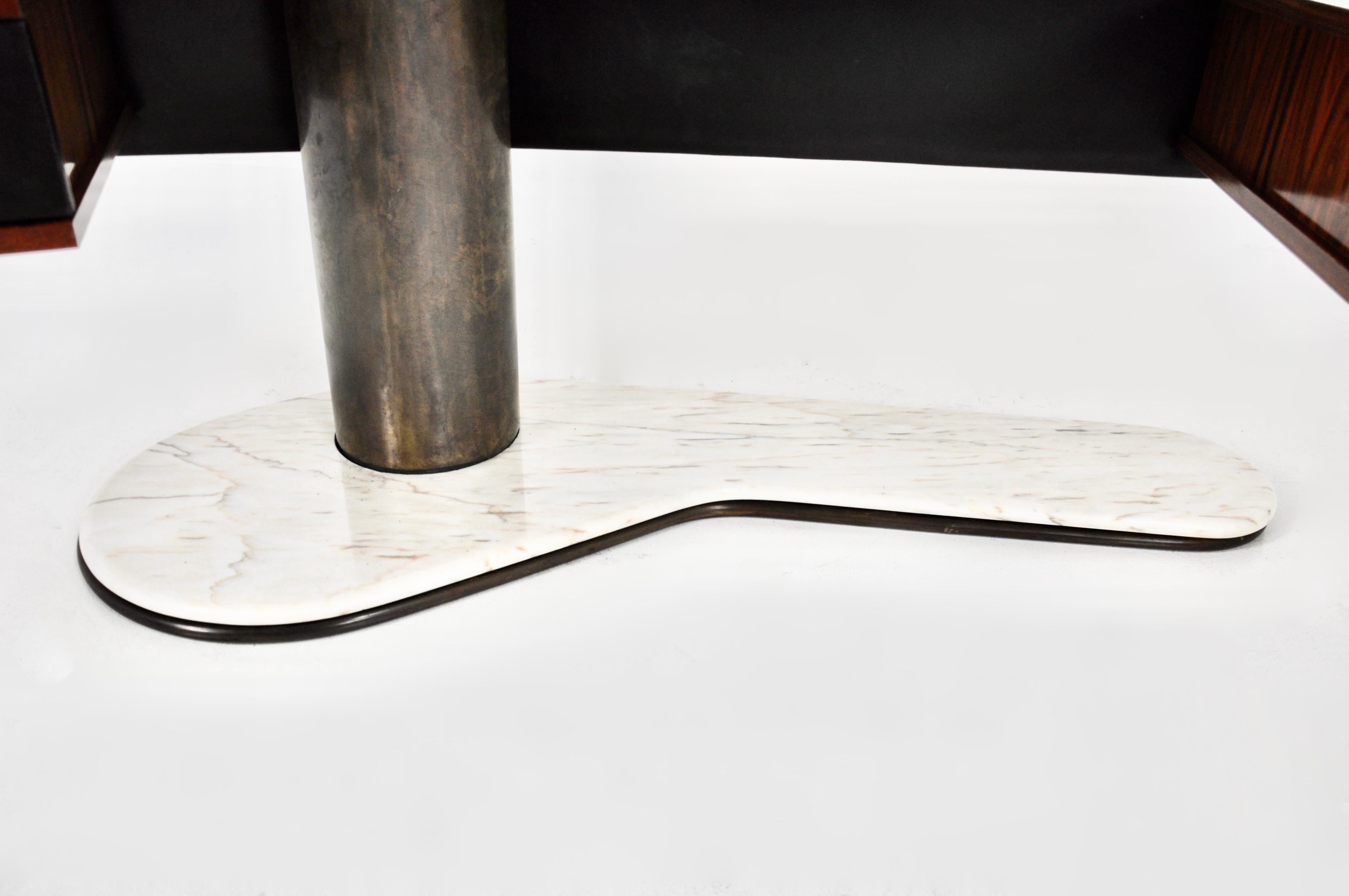 Boomerang desk by Renzo Schirolli, 1960s 6