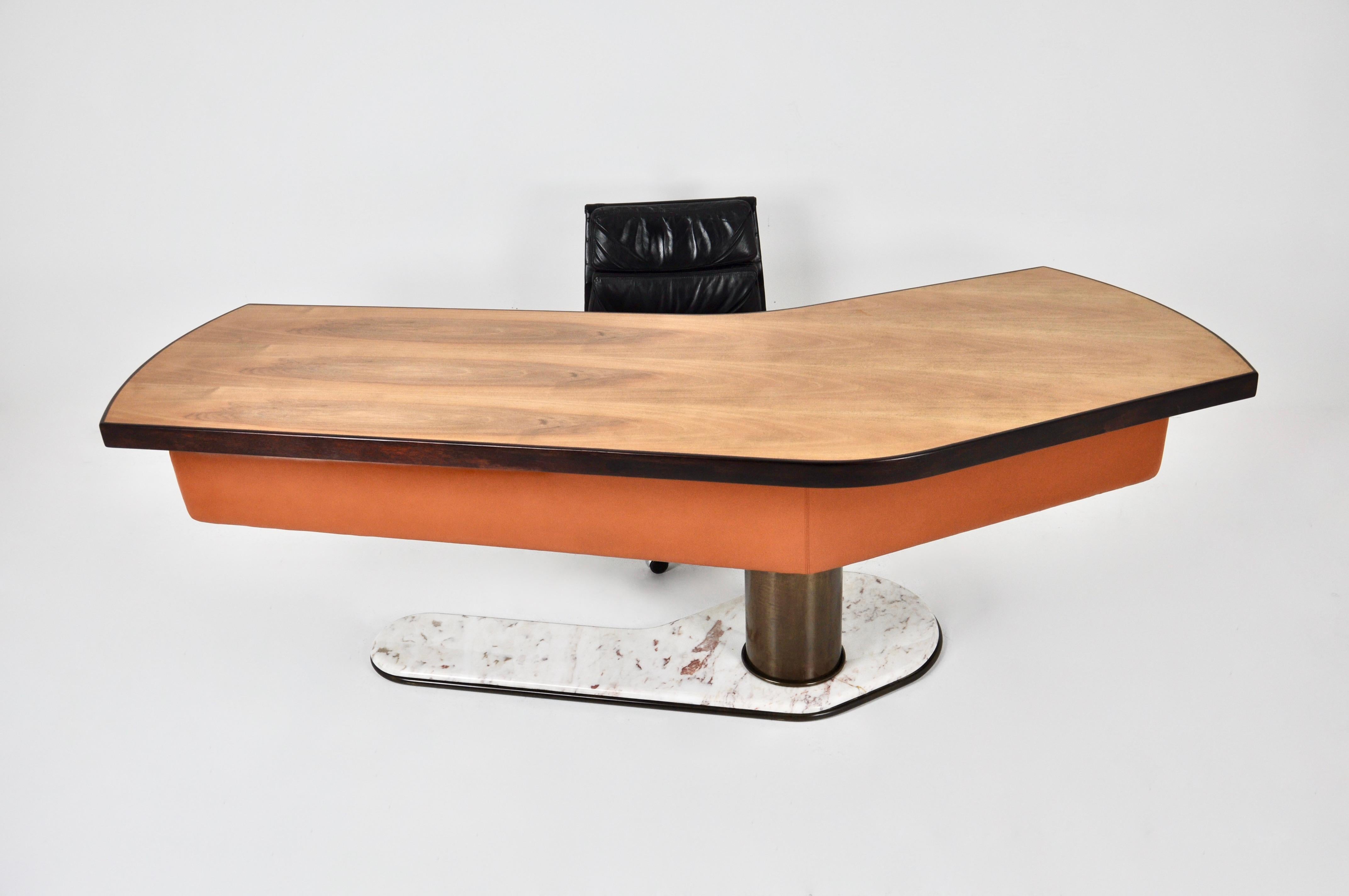 Boomerang desk by Renzo Schirolli, 1960s 7