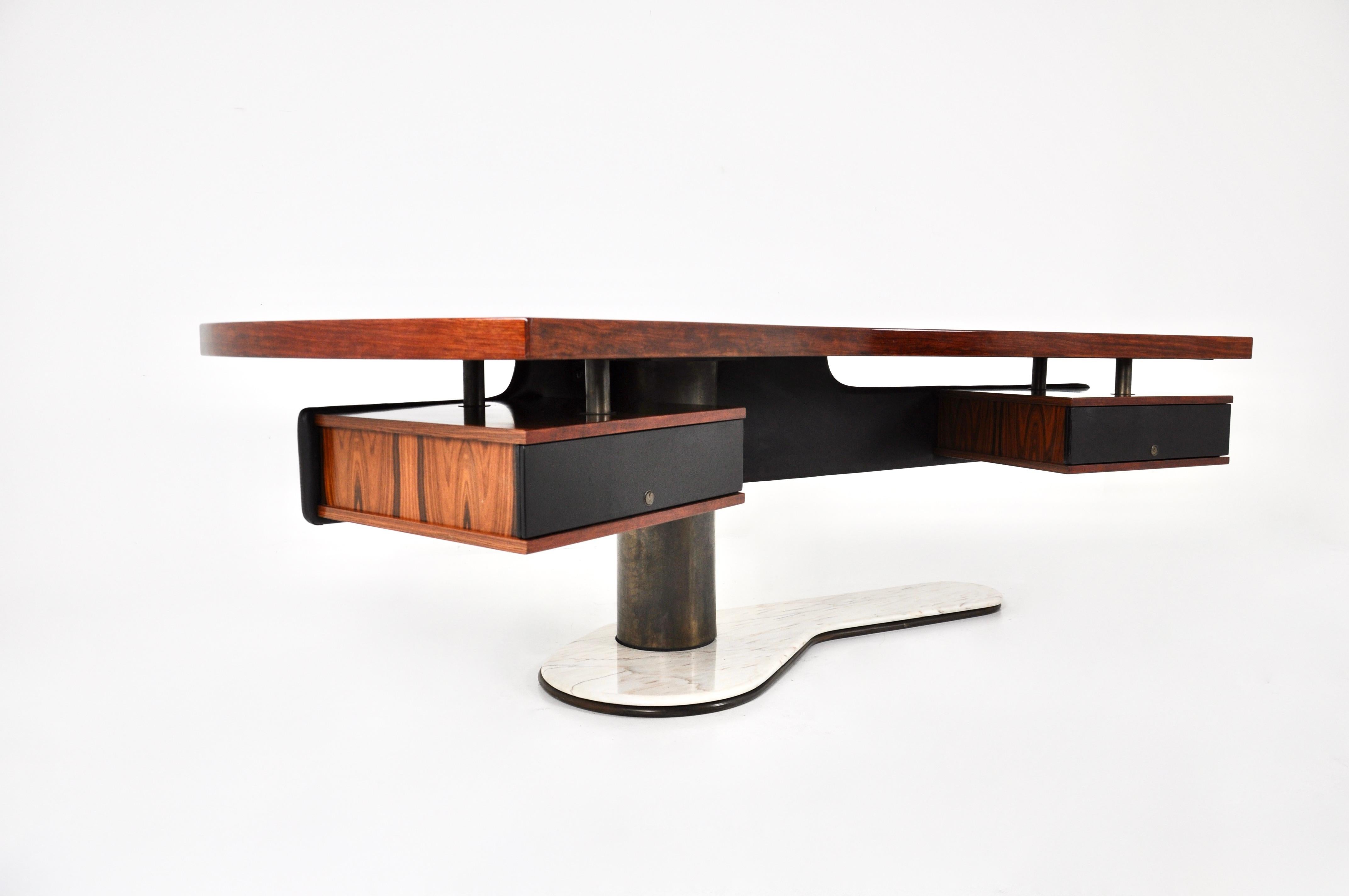 Italian Boomerang desk by Renzo Schirolli, 1960s