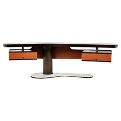 Boomerang-Schreibtisch von Renzo Schirolli, 1960er Jahre