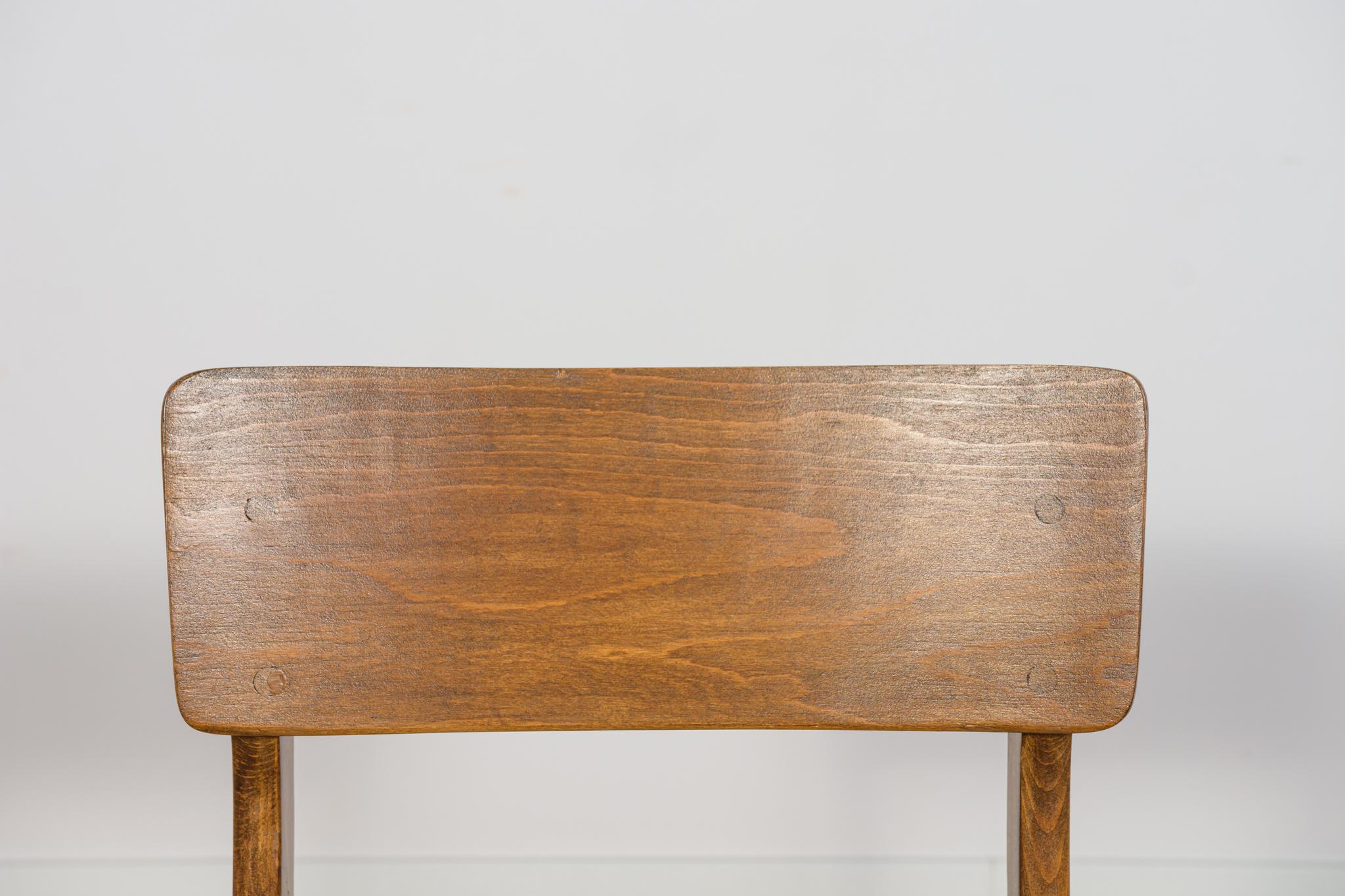 Chaises de salle à manger Boomerang de Gościcńskie Furniture Fabryki, 1960, ensemble de 6 en vente 5