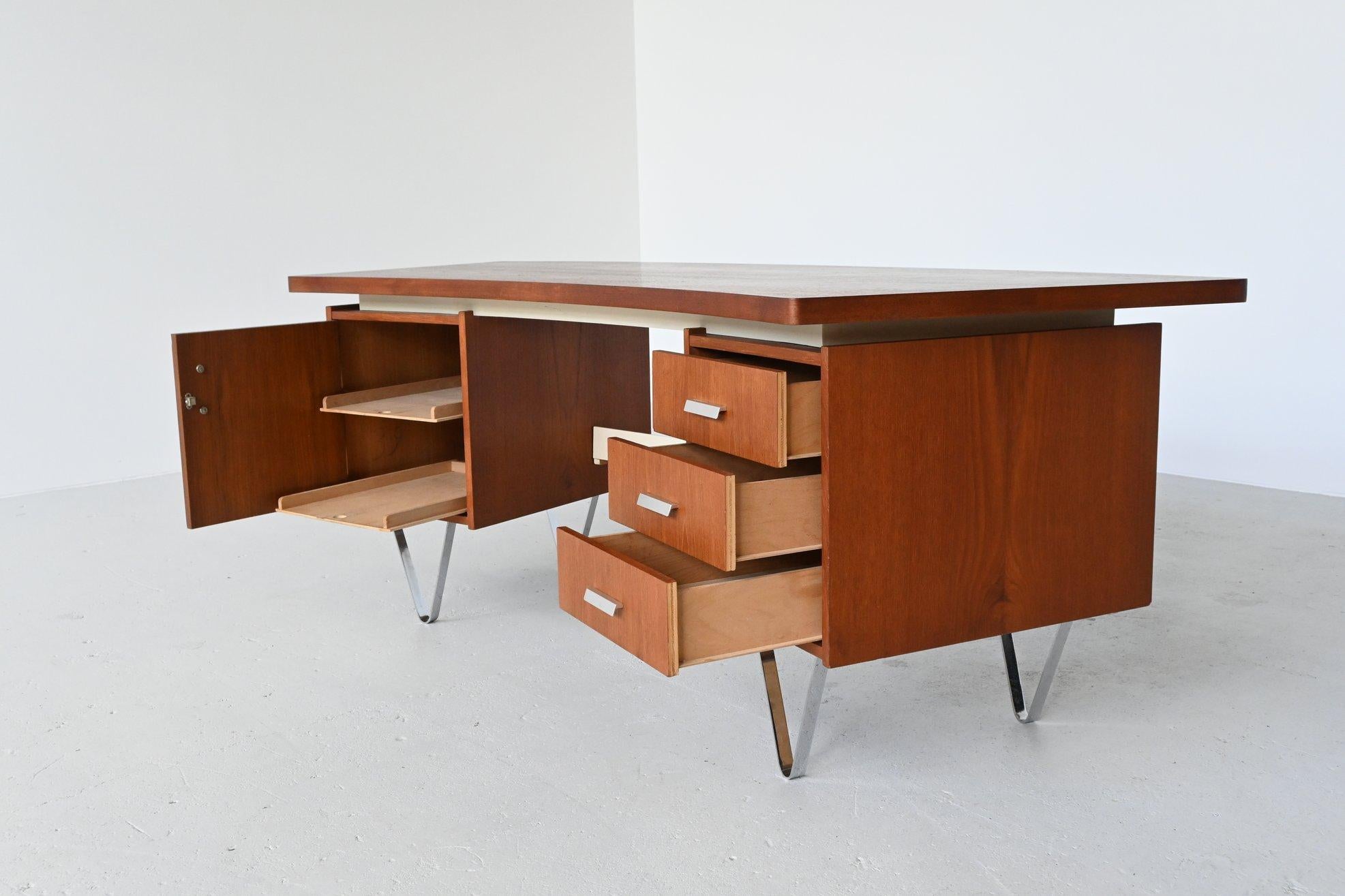 Polychromed Boomerang Floating Desk Tijsseling, the Netherlands, 1960