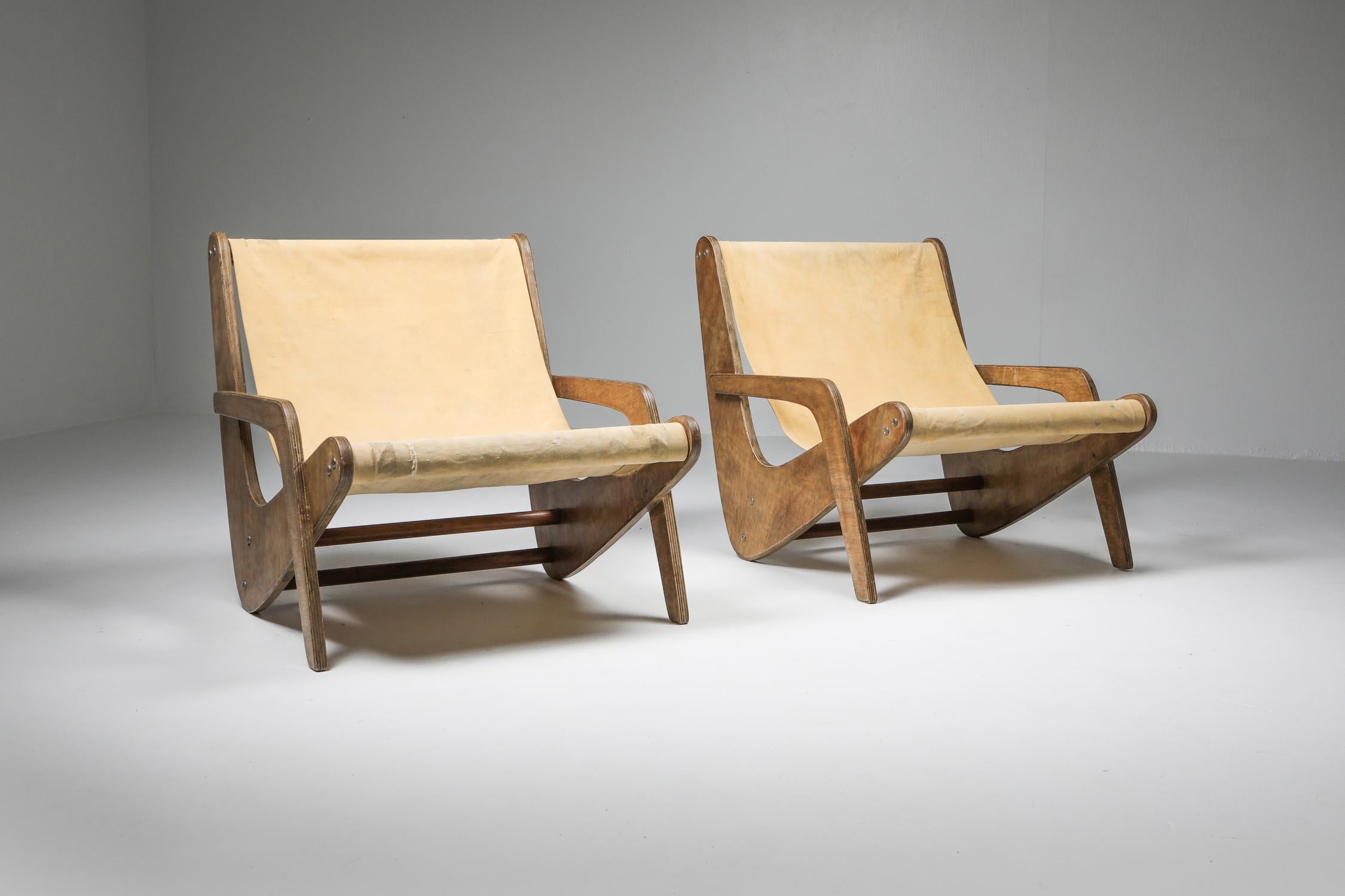 Boomerang Lounge Chairs by Zanine Caldas 3