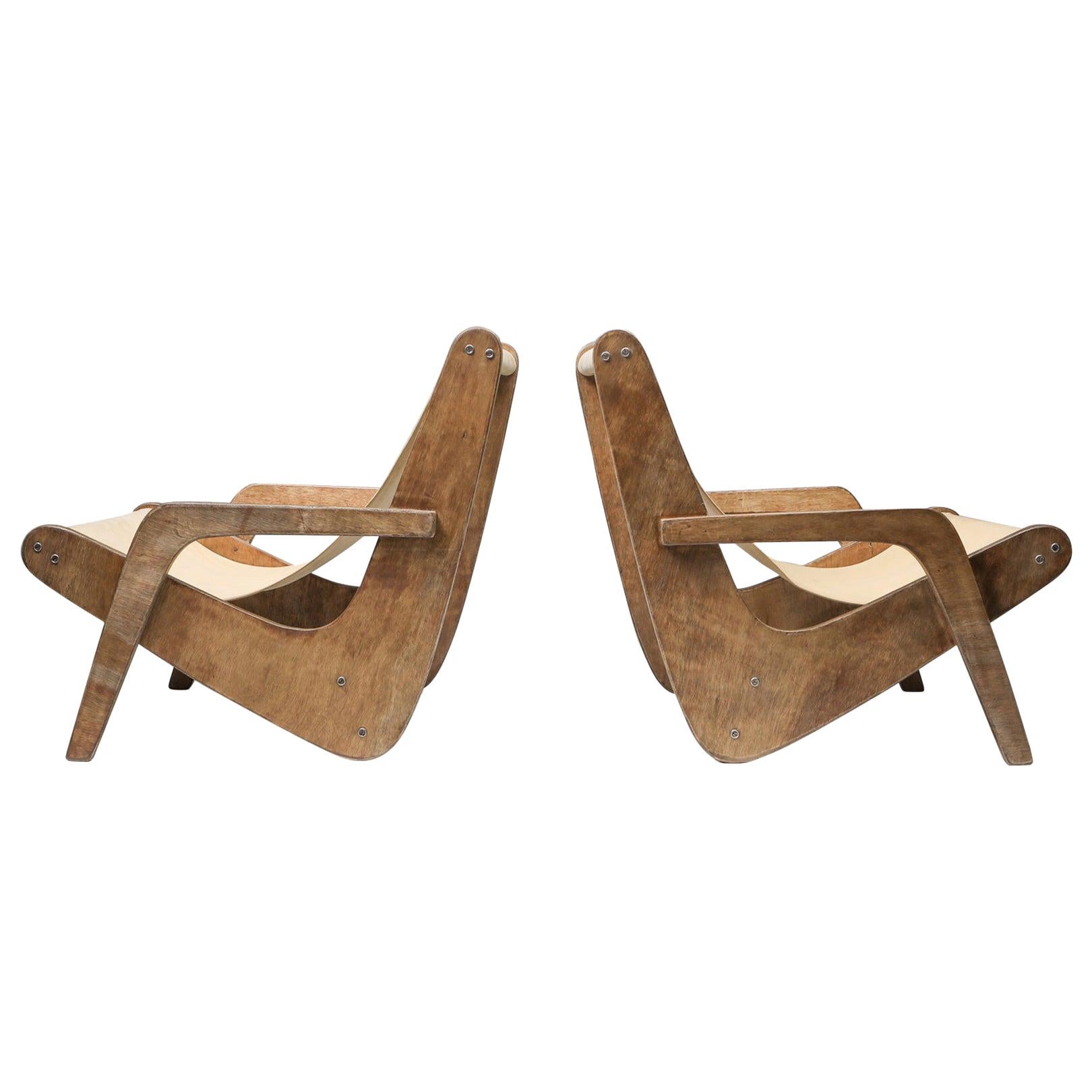 Boomerang Lounge Chairs by Zanine Caldas