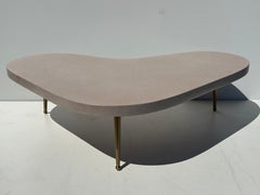 Boomerang Shaped Cork Coffee Table