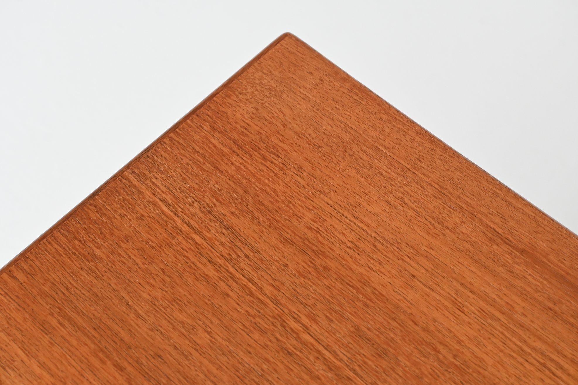 Boomerang shaped writing desk in teak IMHA Mobelfabrik Denmark 1960 6