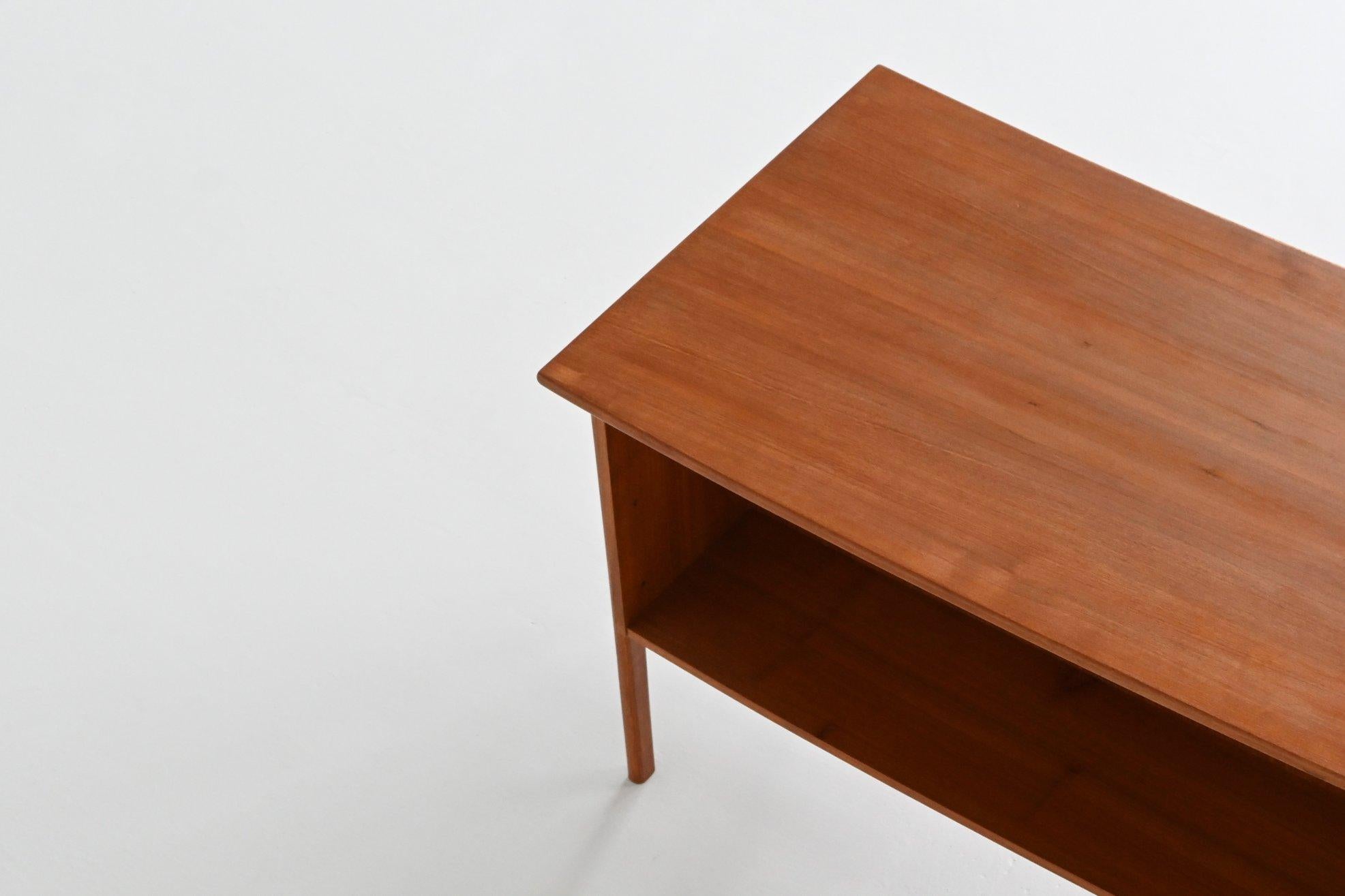 Boomerang shaped writing desk in teak IMHA Mobelfabrik Denmark 1960 10